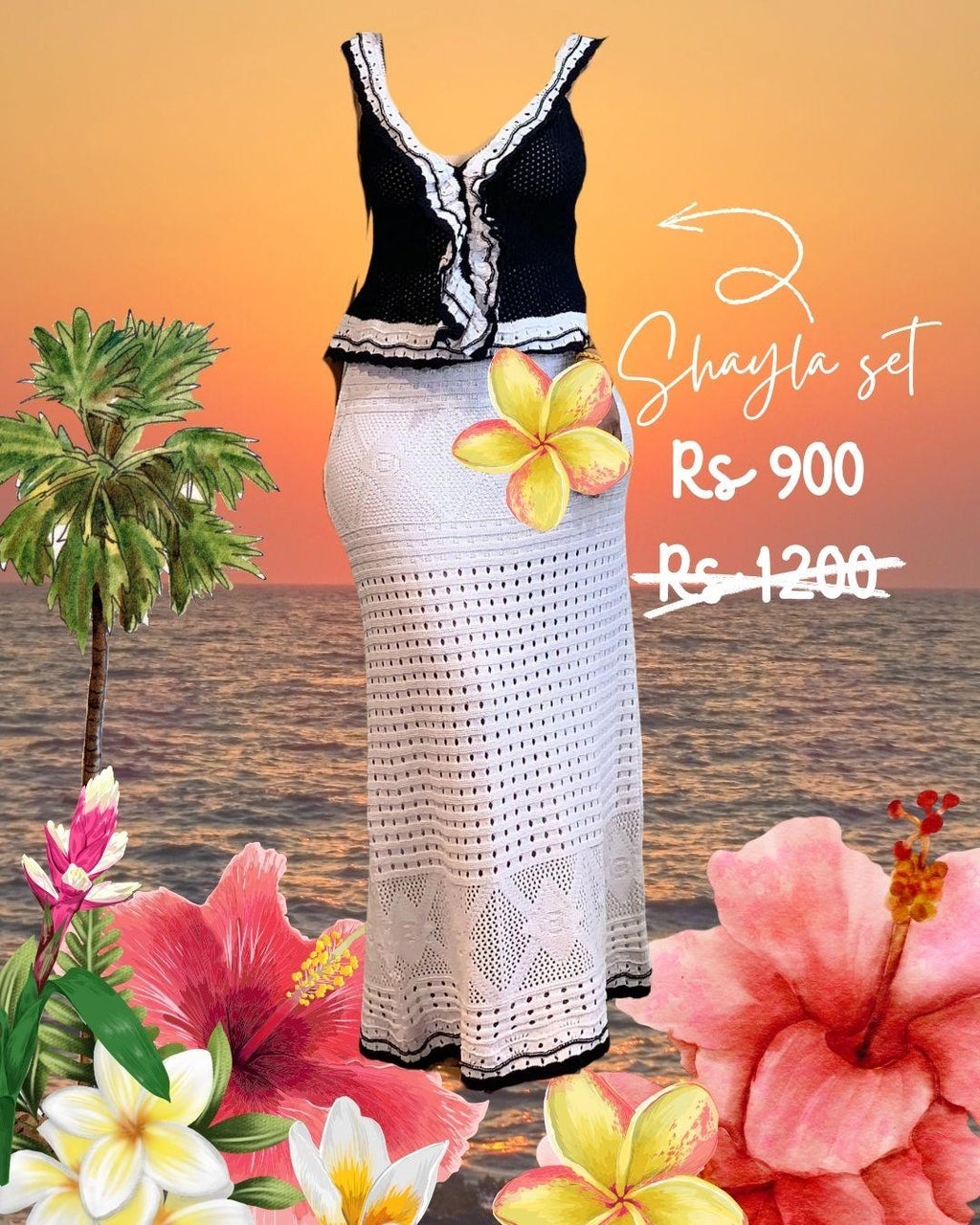 Shayla Crochet set