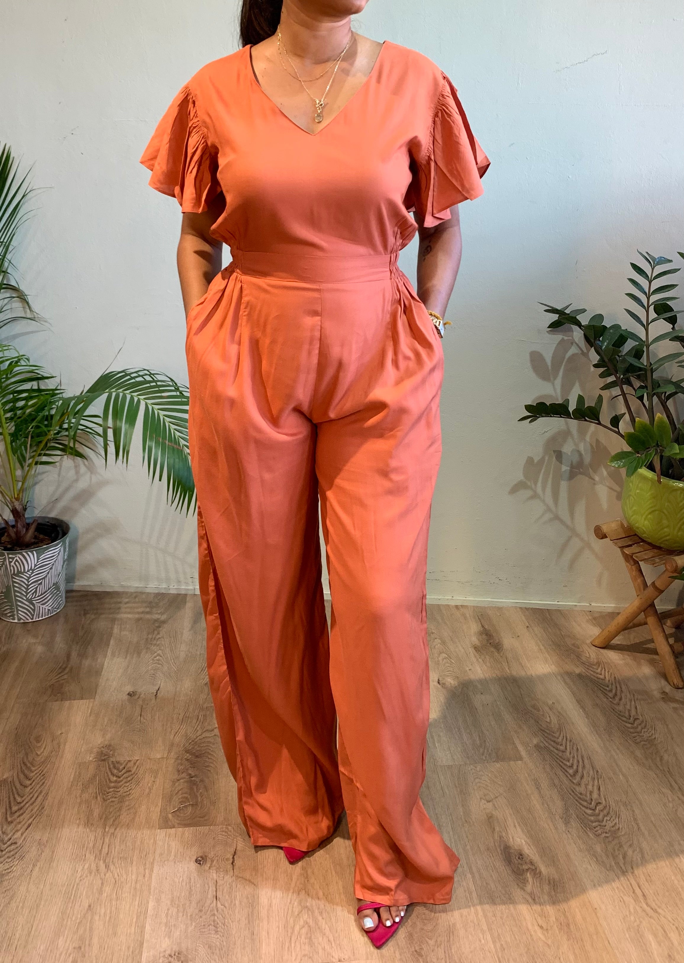 Lucia Plain Jumpsuit
