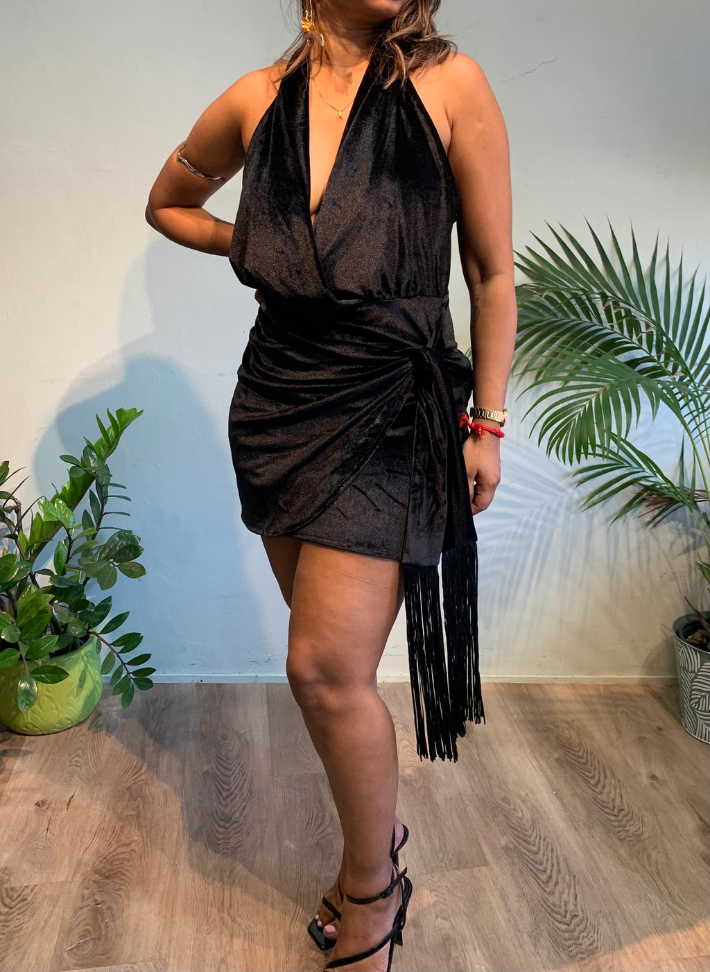 Lidia Velvet Dress