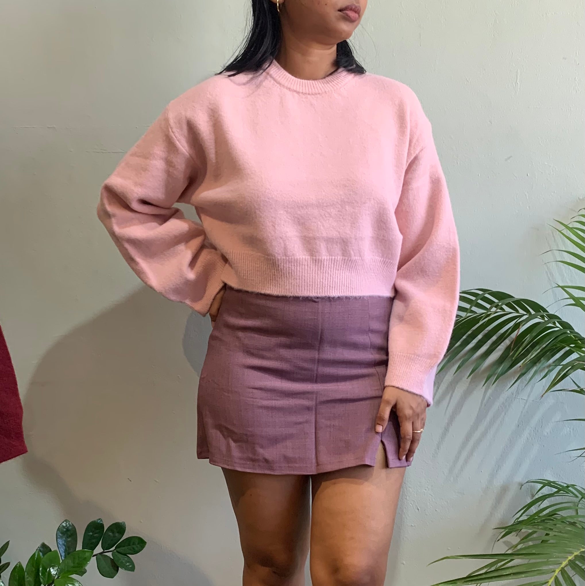 Cropped sweater