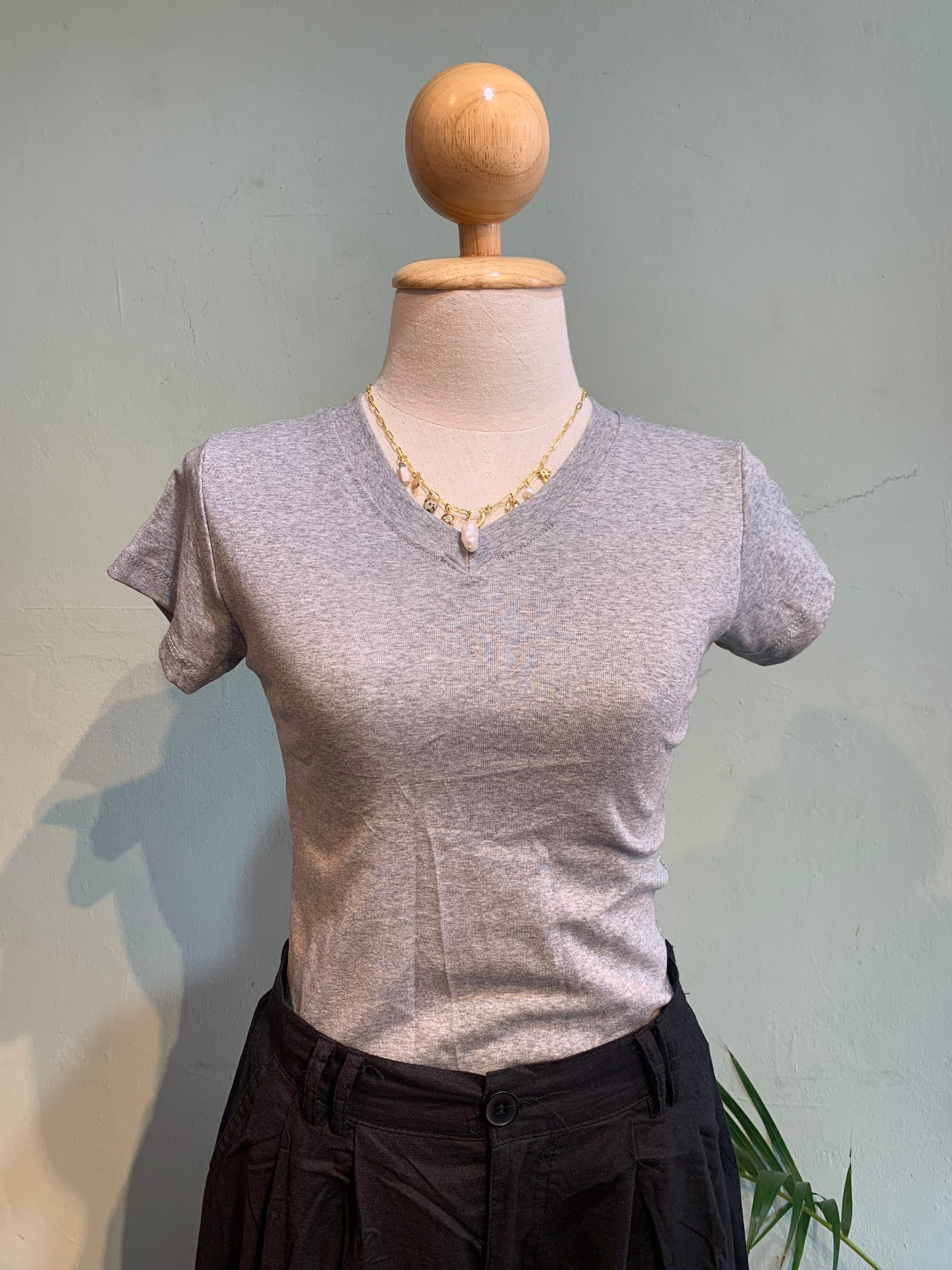 Vneck Basic Top