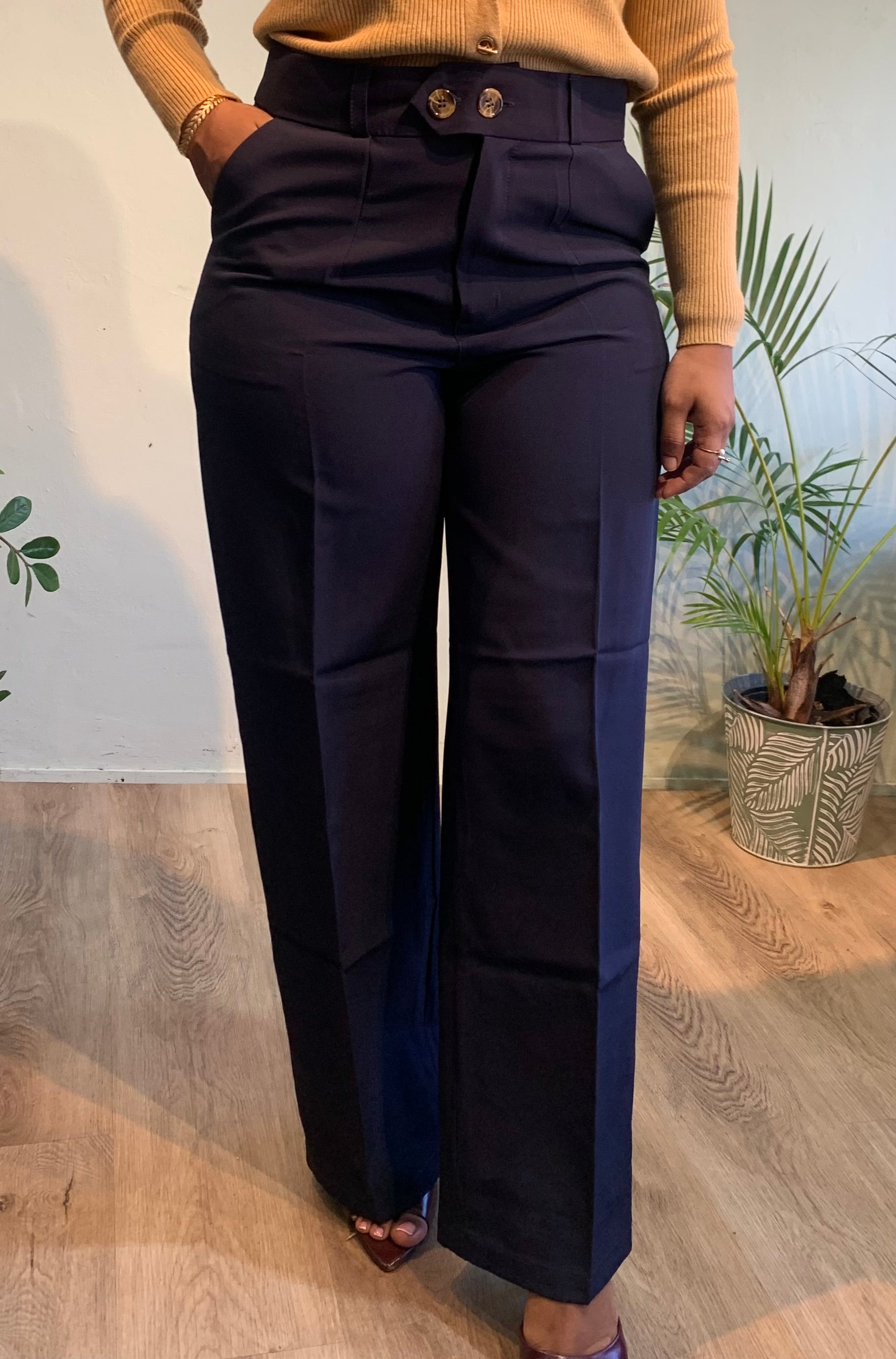 High waist formal pants