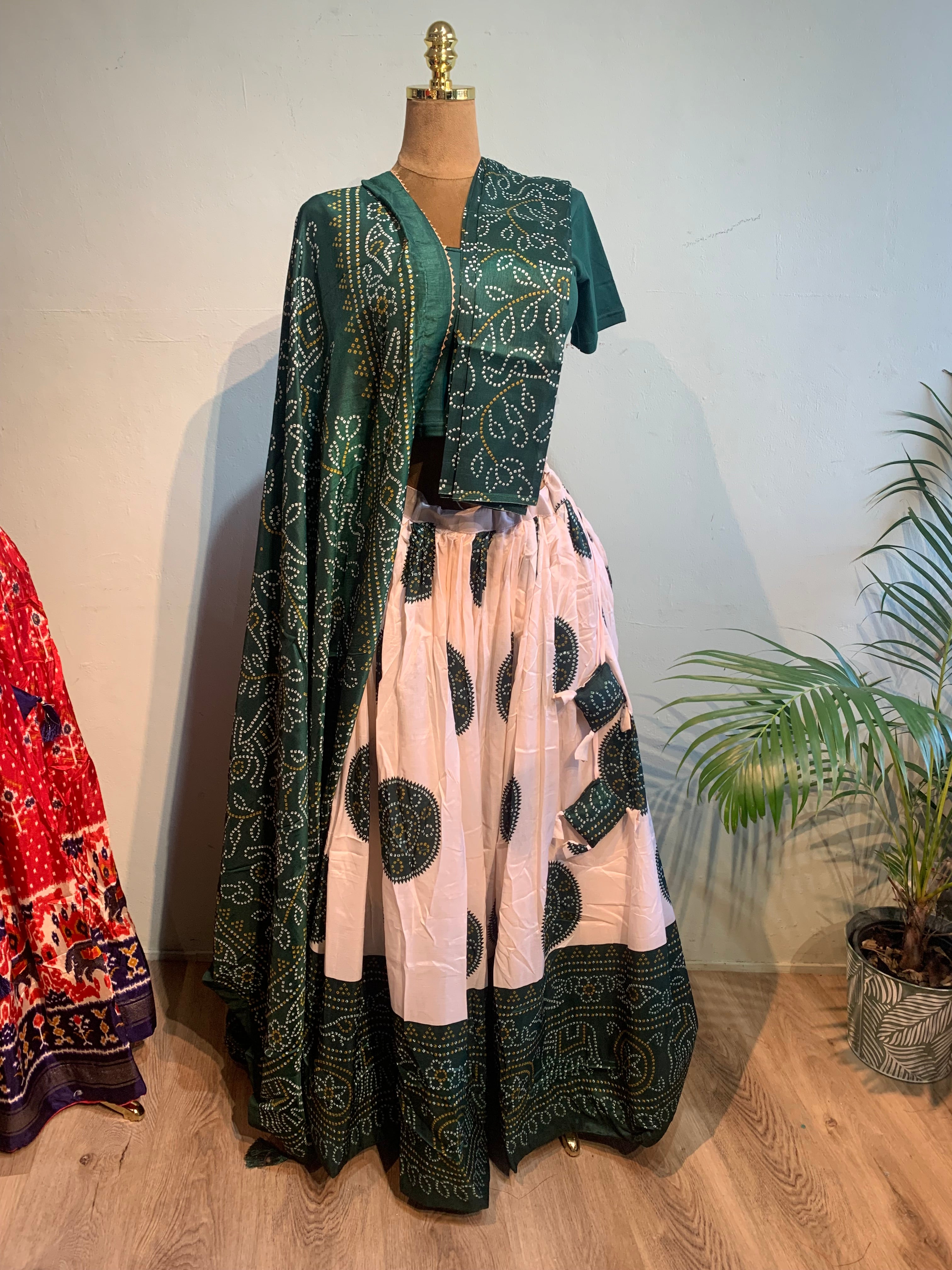 Bandhani lehenga
