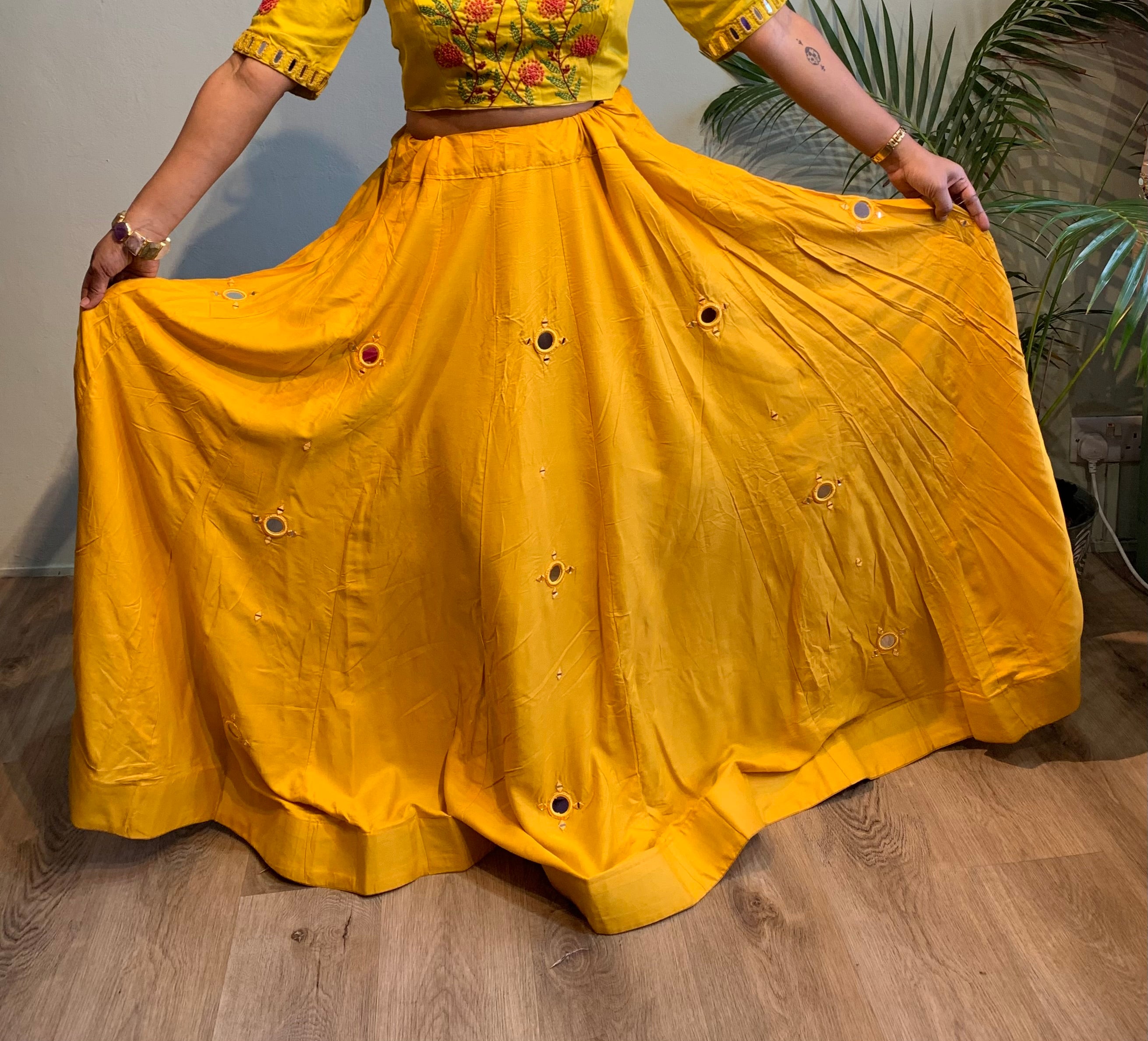 Sheshti Mirror skirt