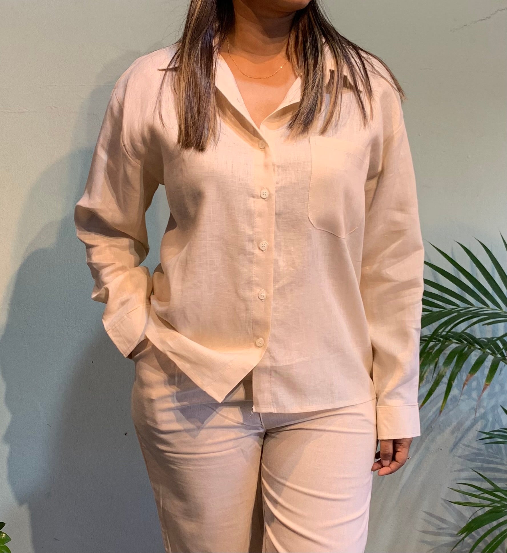 Elora Linen blouse