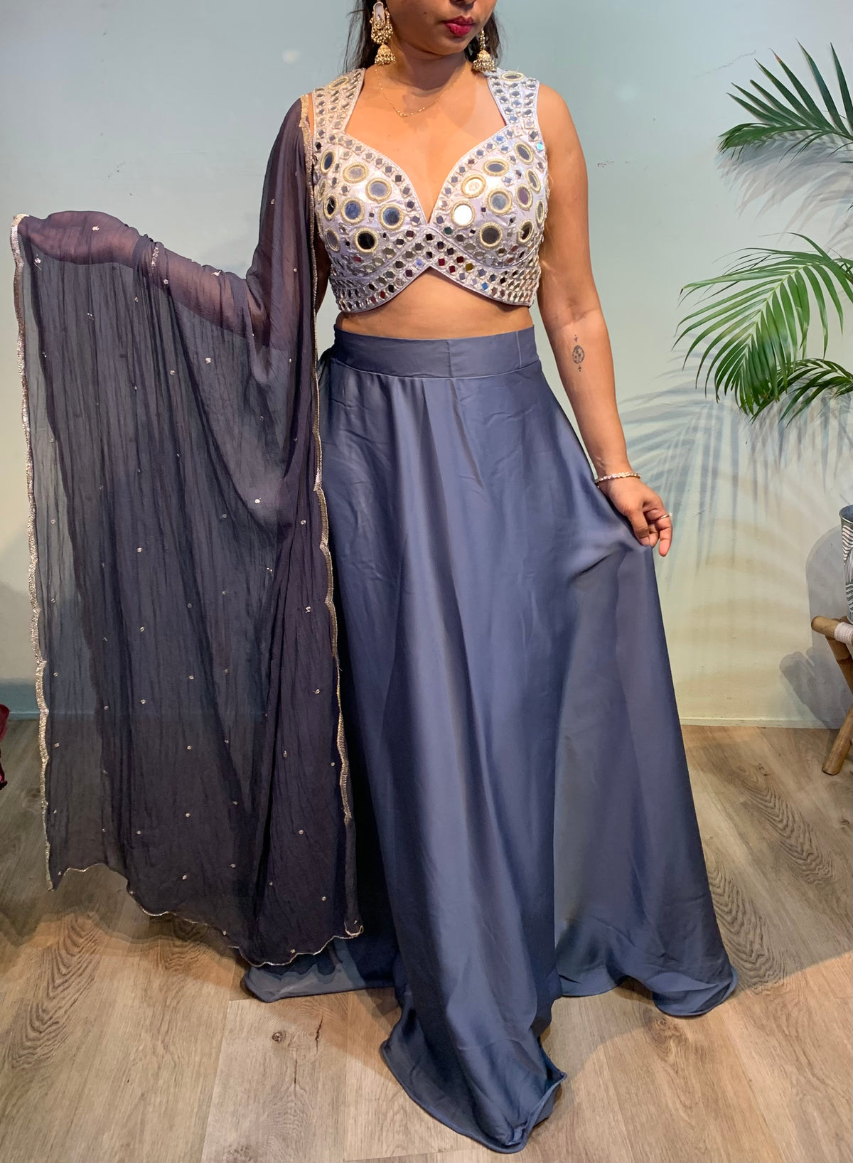 Tisha satin set