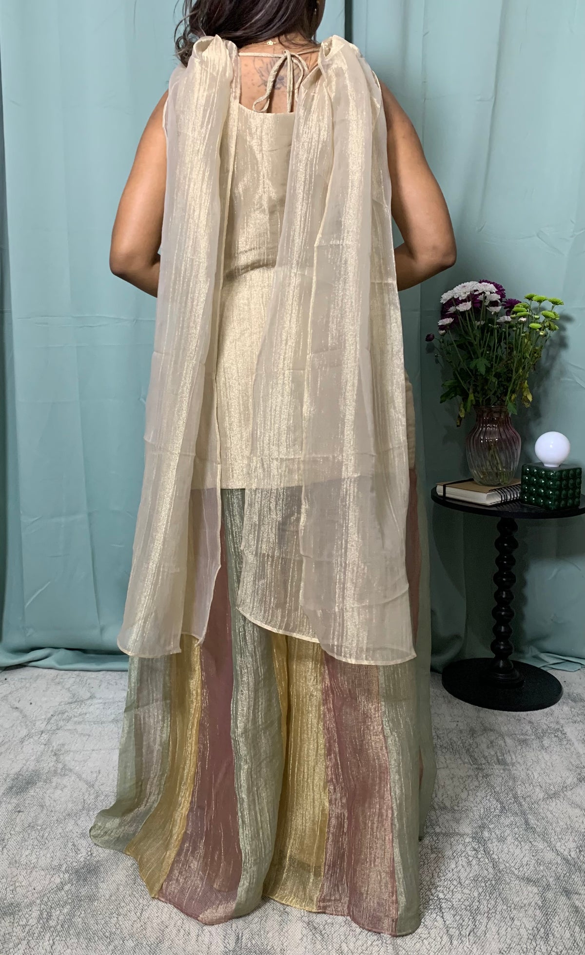 Nirja shimmer churidar