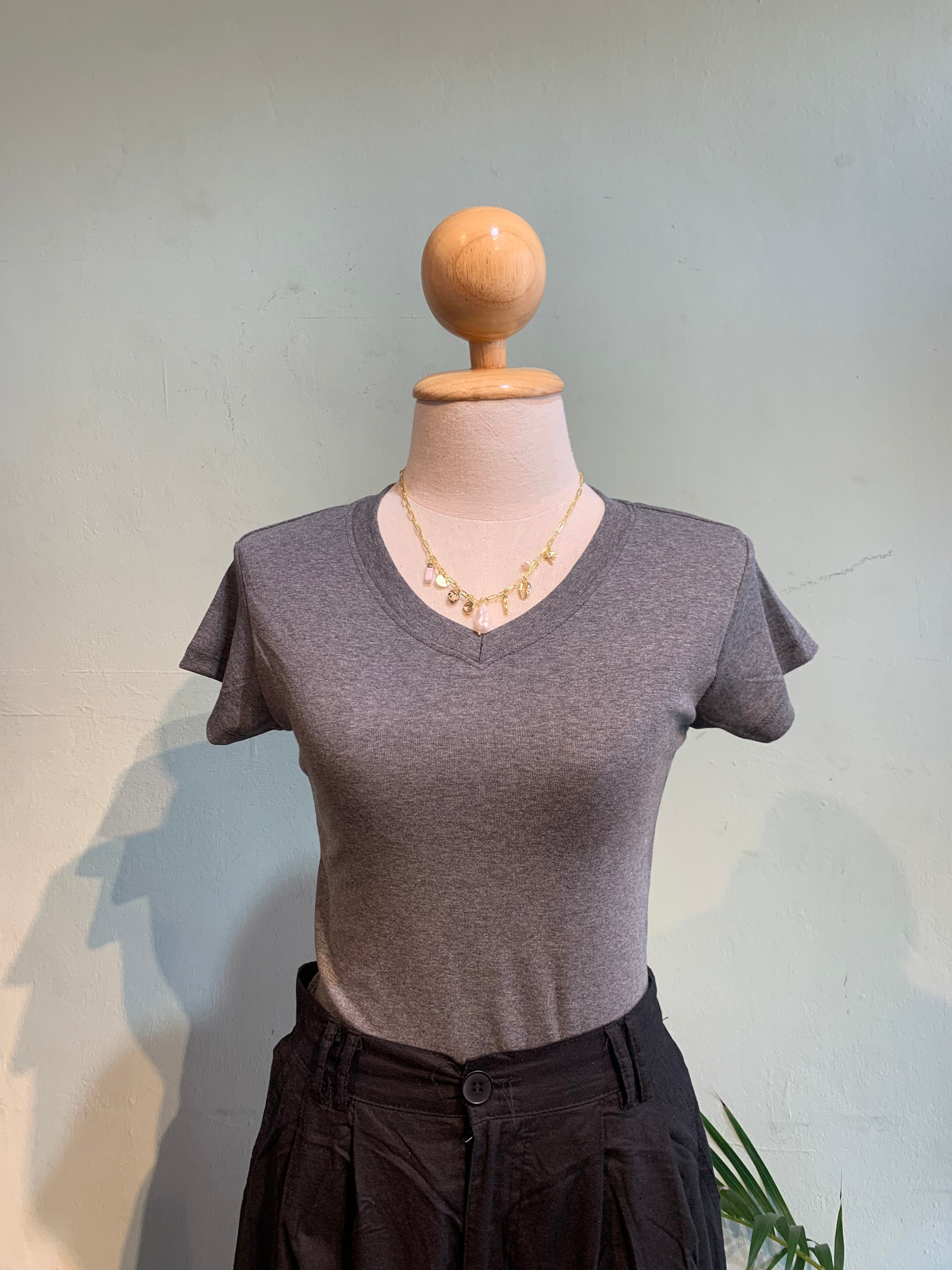 Vneck Basic Top