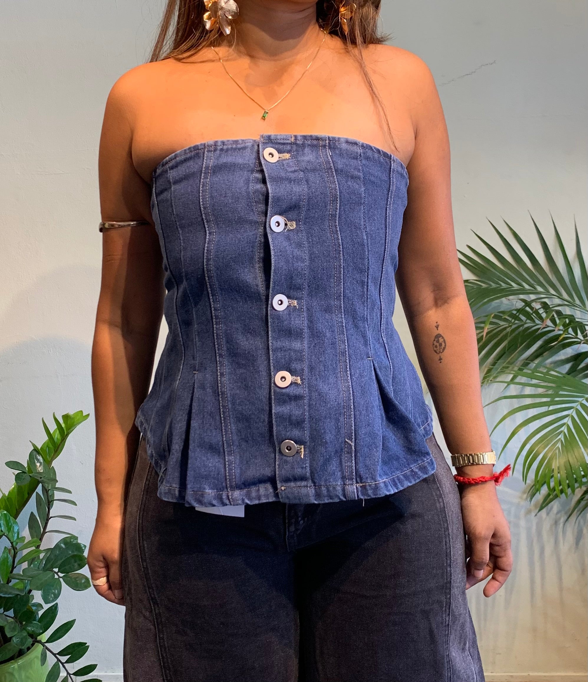 Denim Bustier