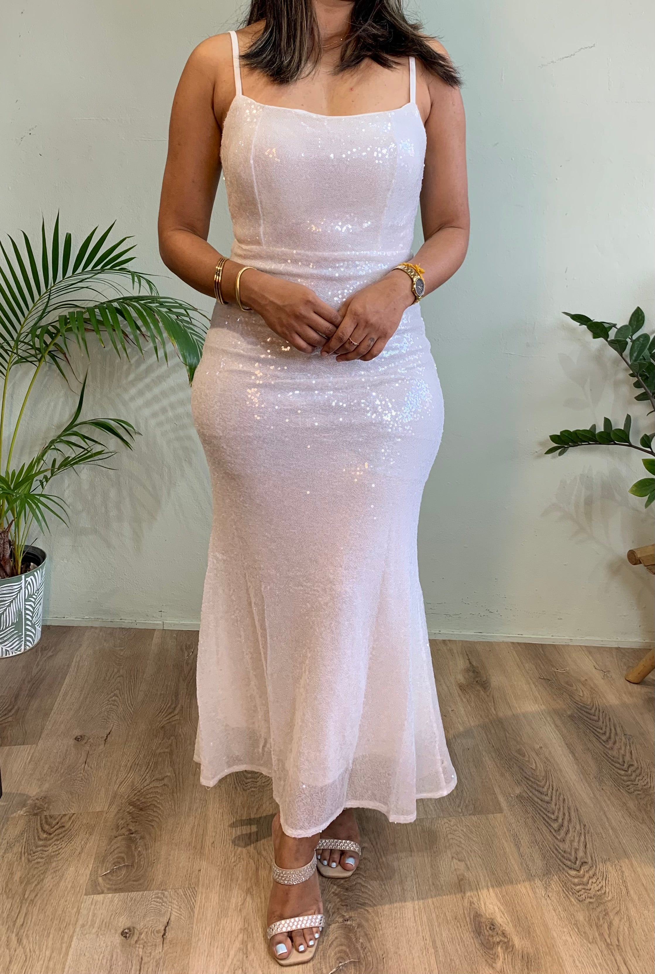 Sequin Dress Spag straps