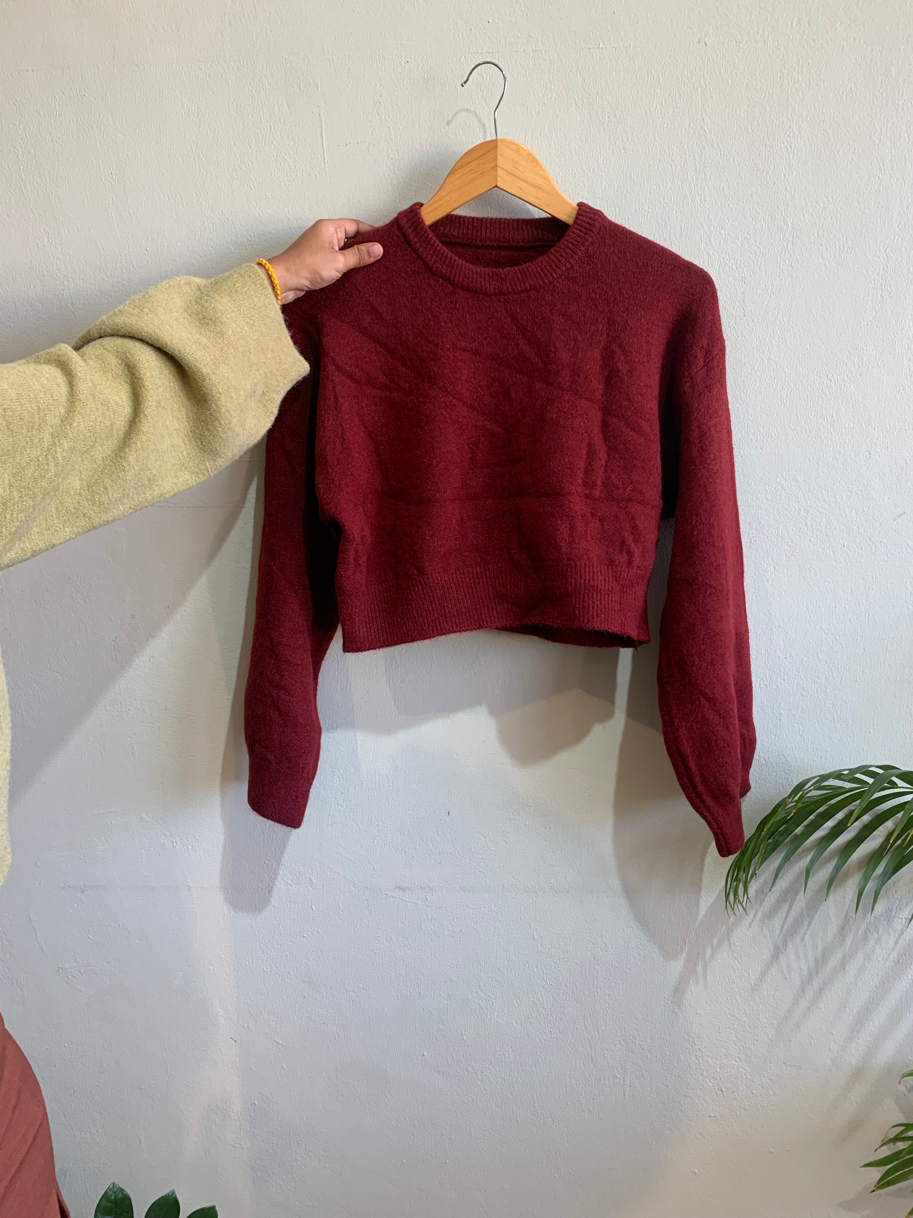 Cropped sweater