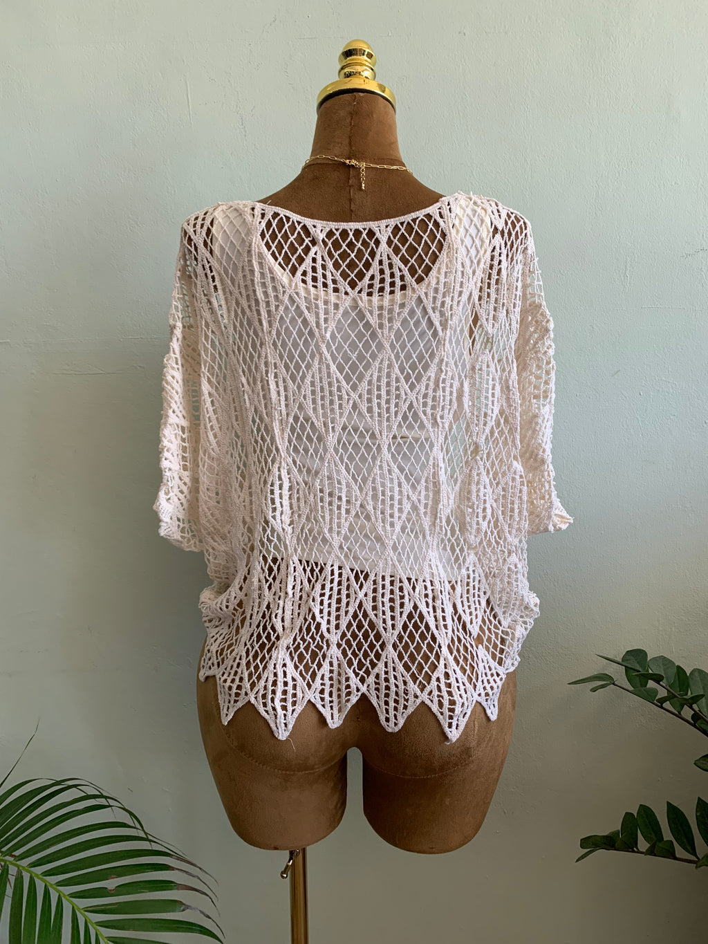Tissia boho crochet blouse set