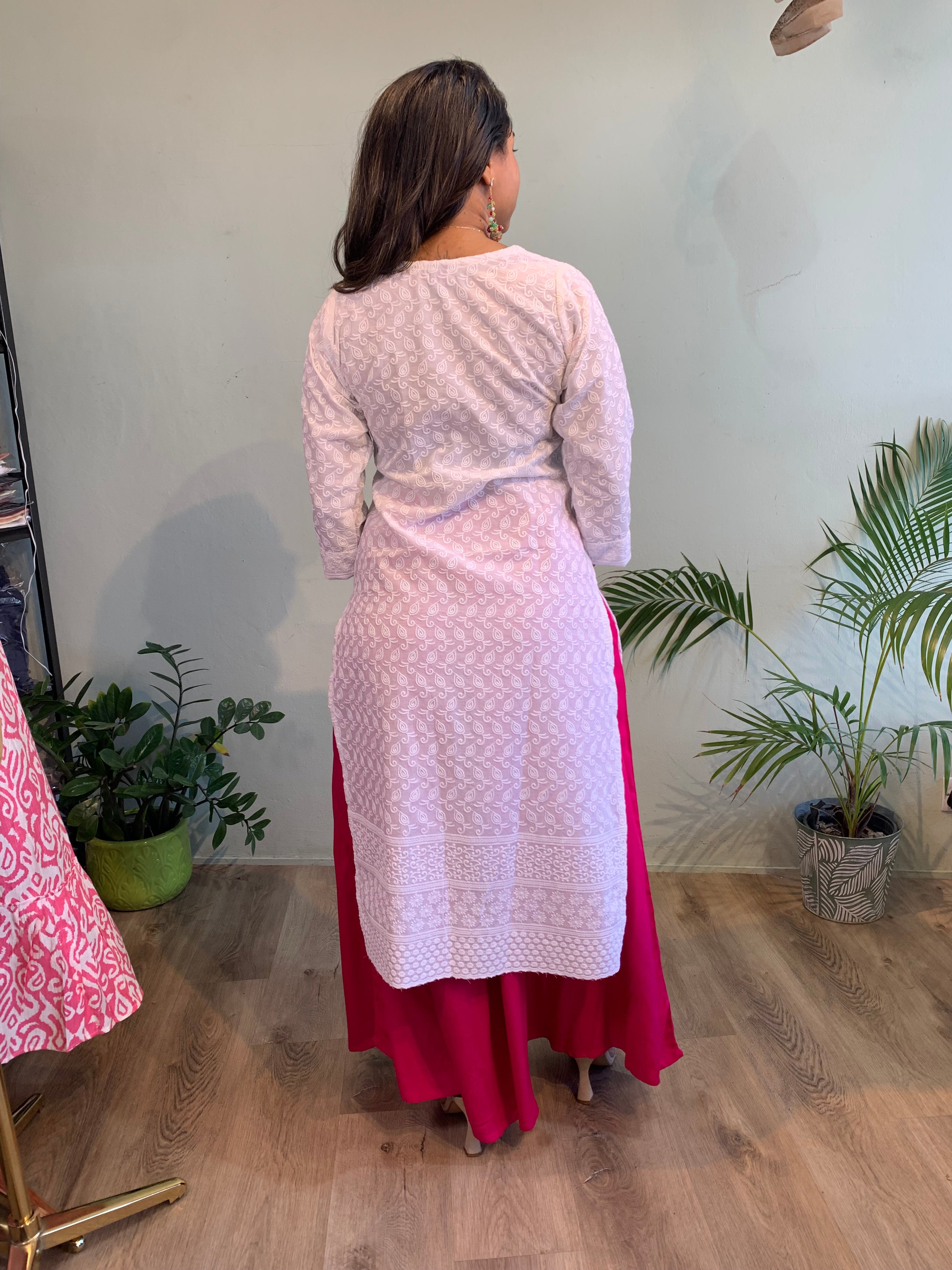 Neel Embroidered Kurti