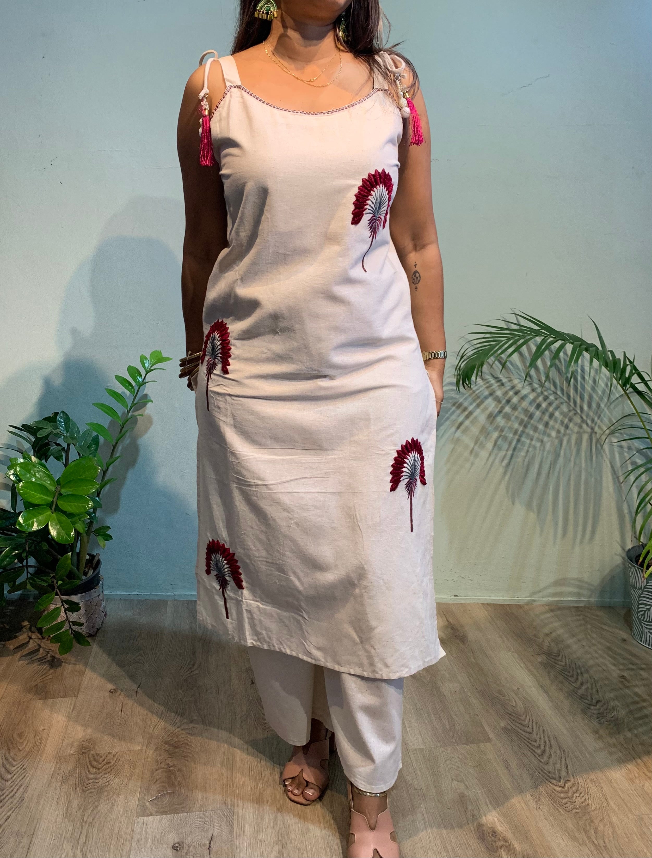 Palm Cotton khadi cordset