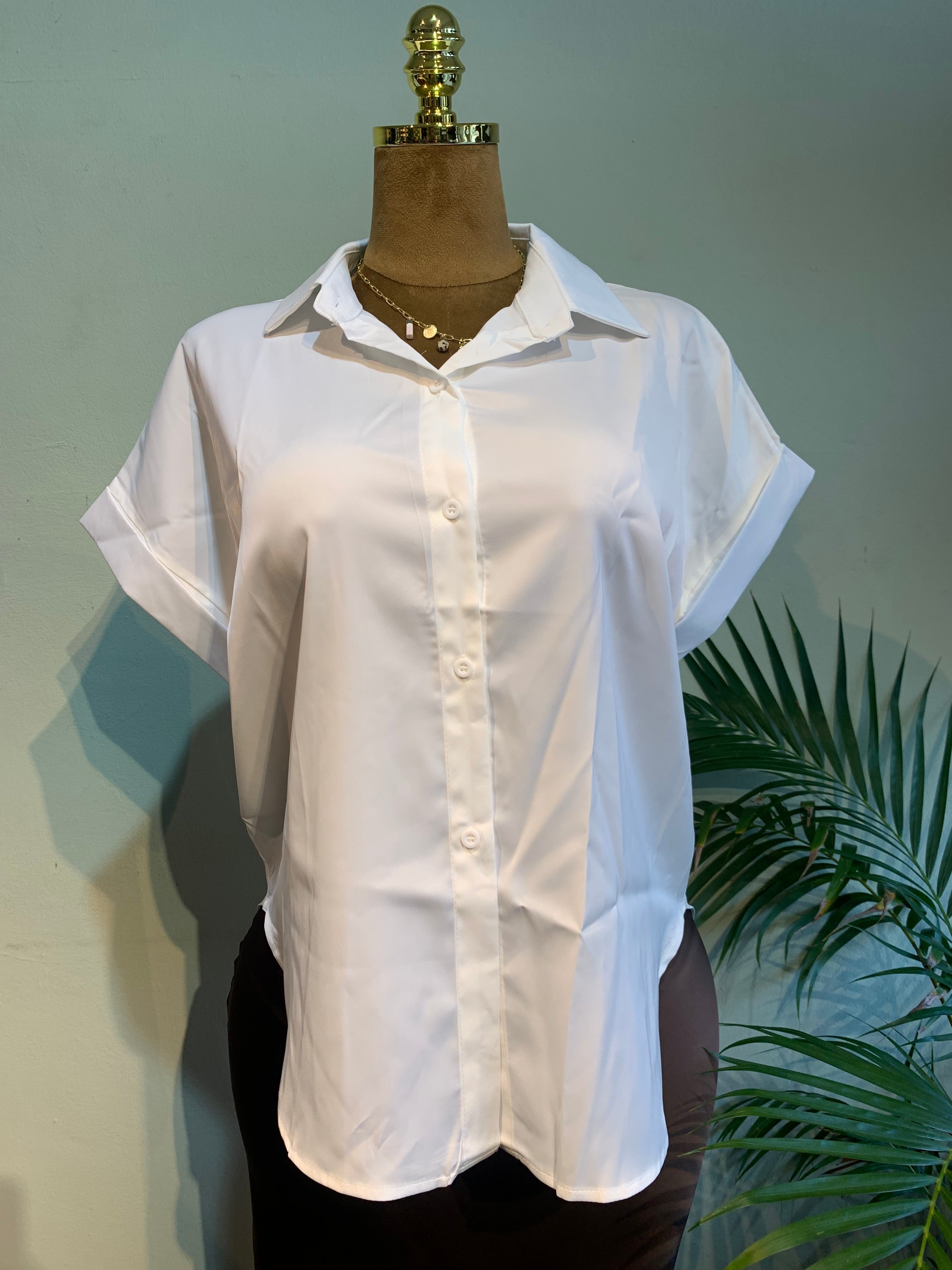 Sally satin blouse