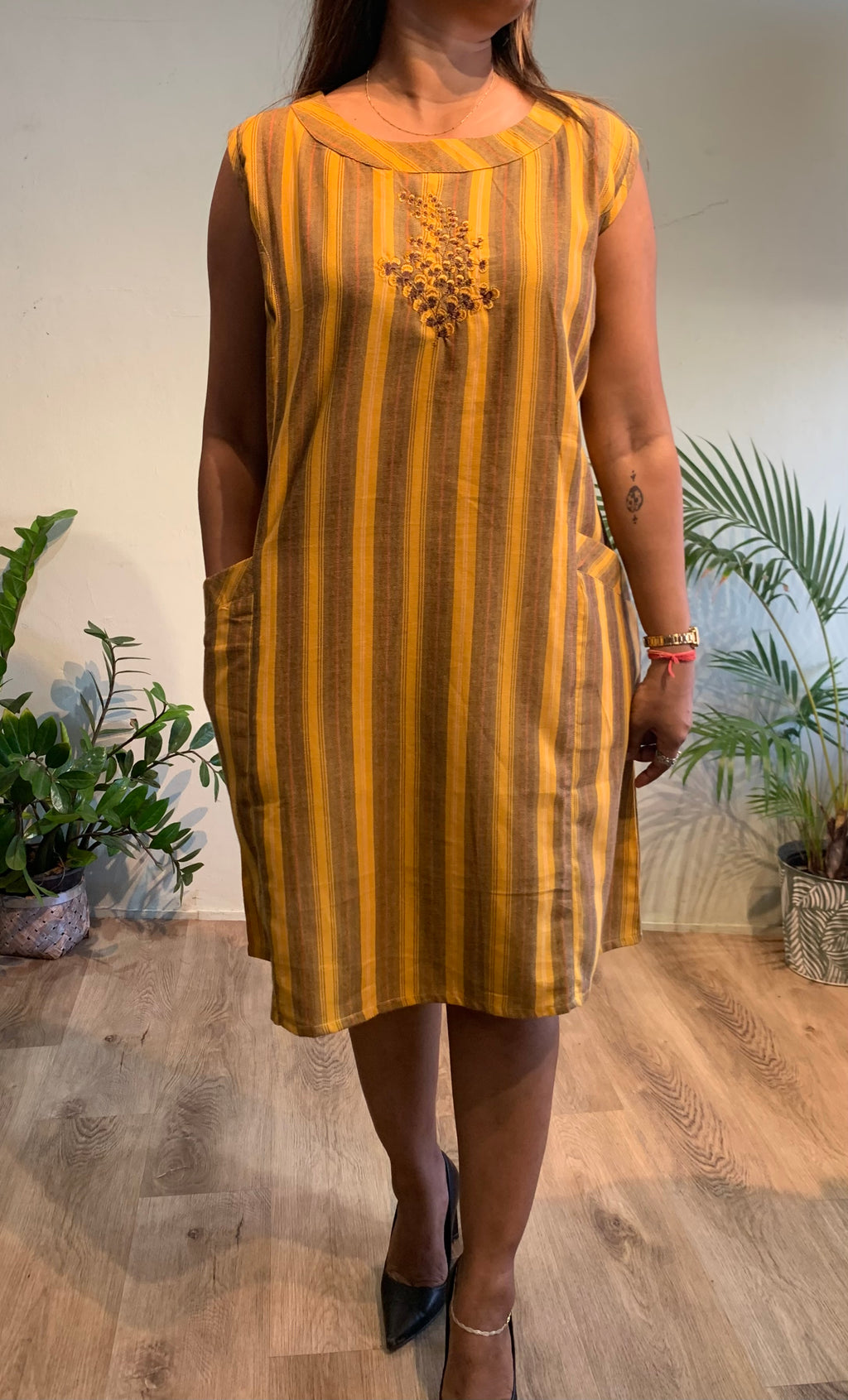 Dress embroidery