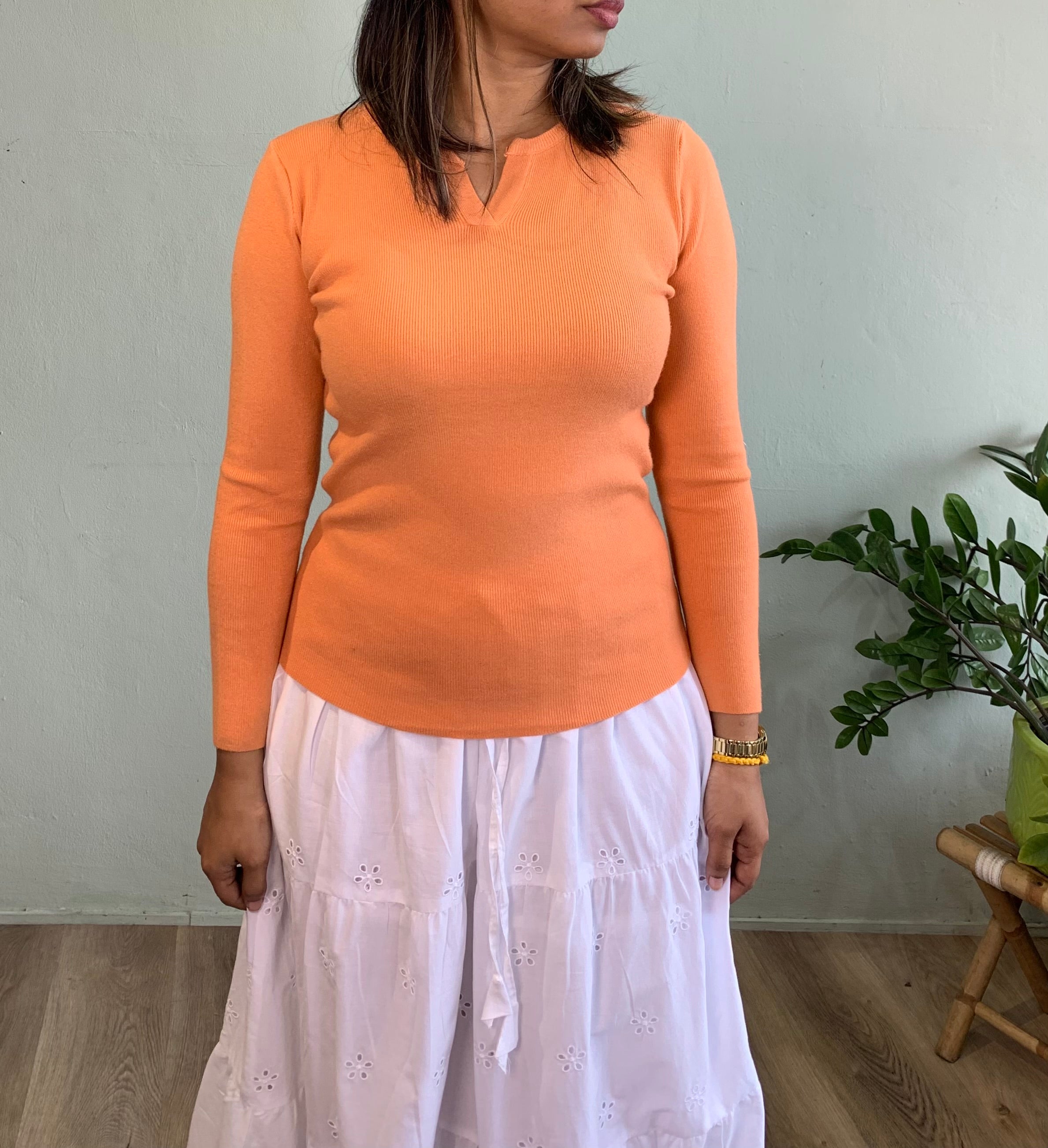 Long Sleeve Knitted blouse