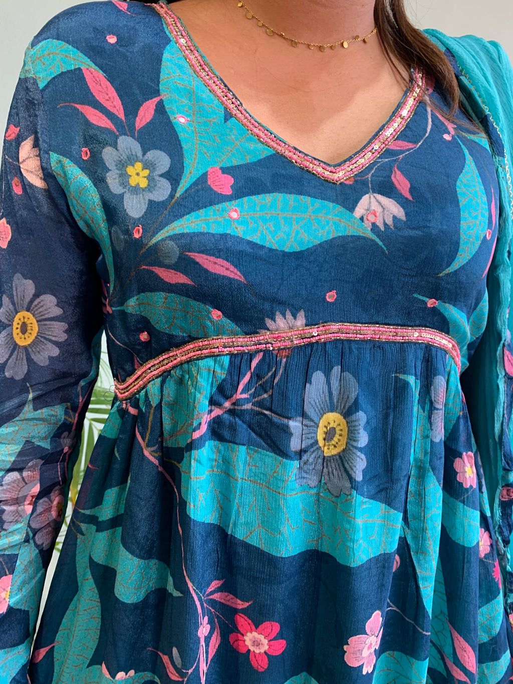 Shreya Churidar set - Chinon Silk