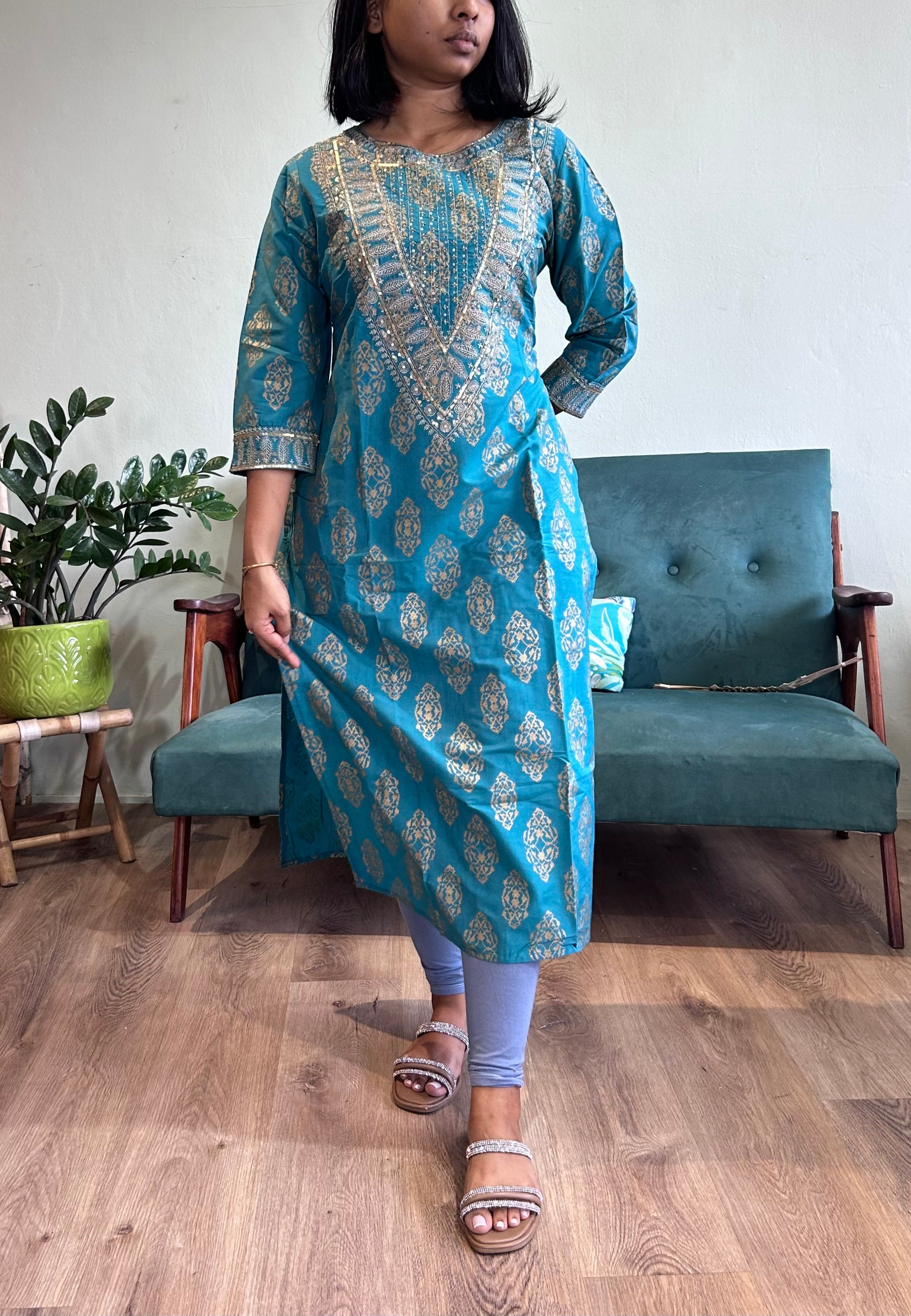Cotton straight Kurti