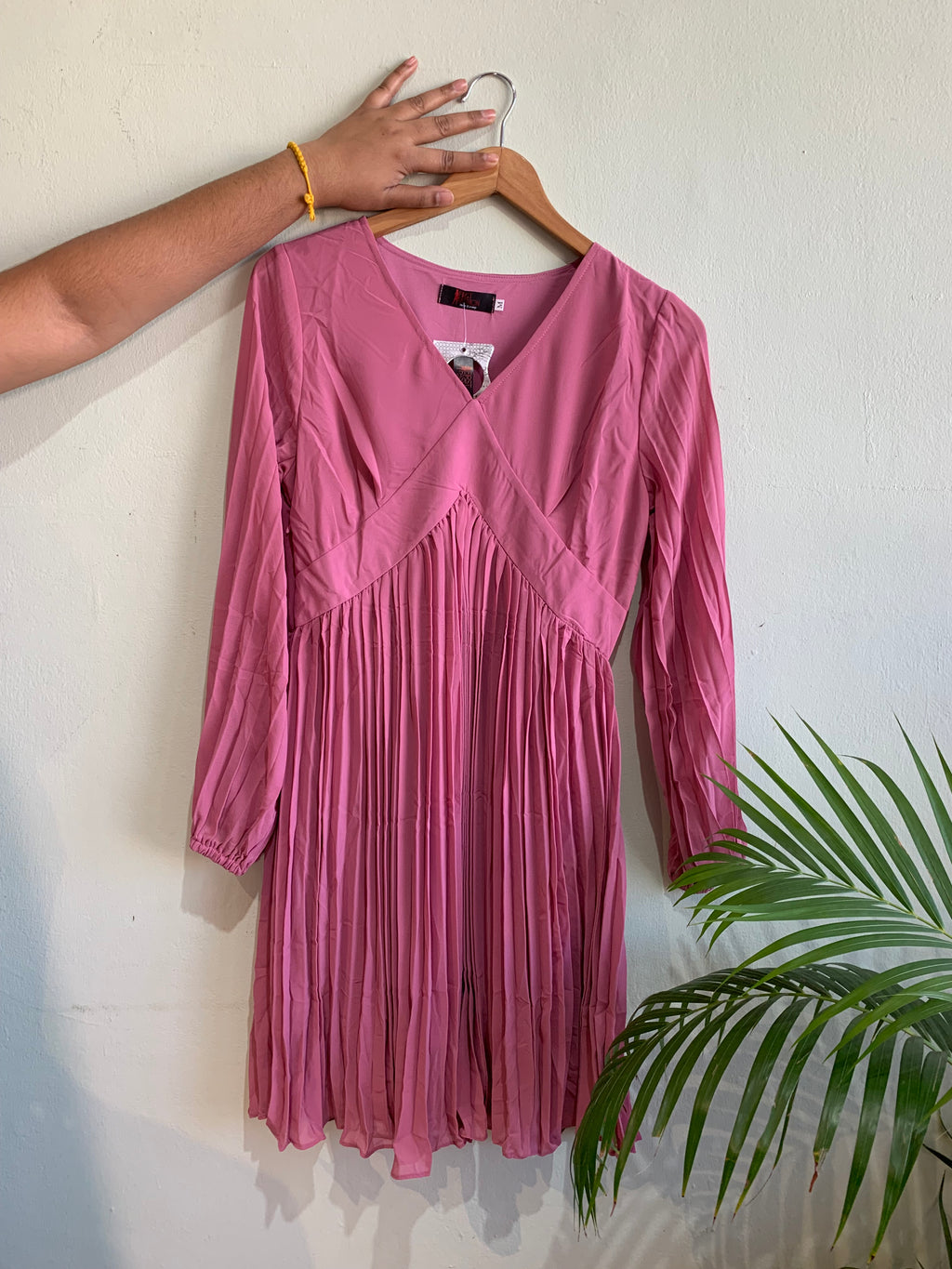 Tessa pleated dress