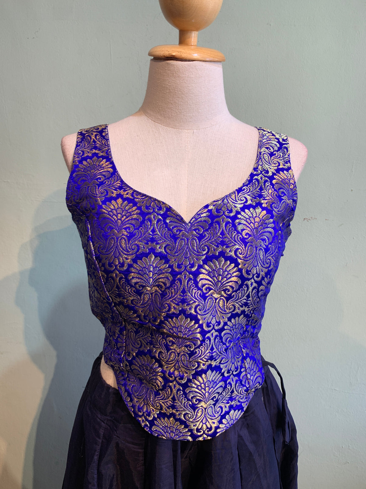 Corset choli brocade