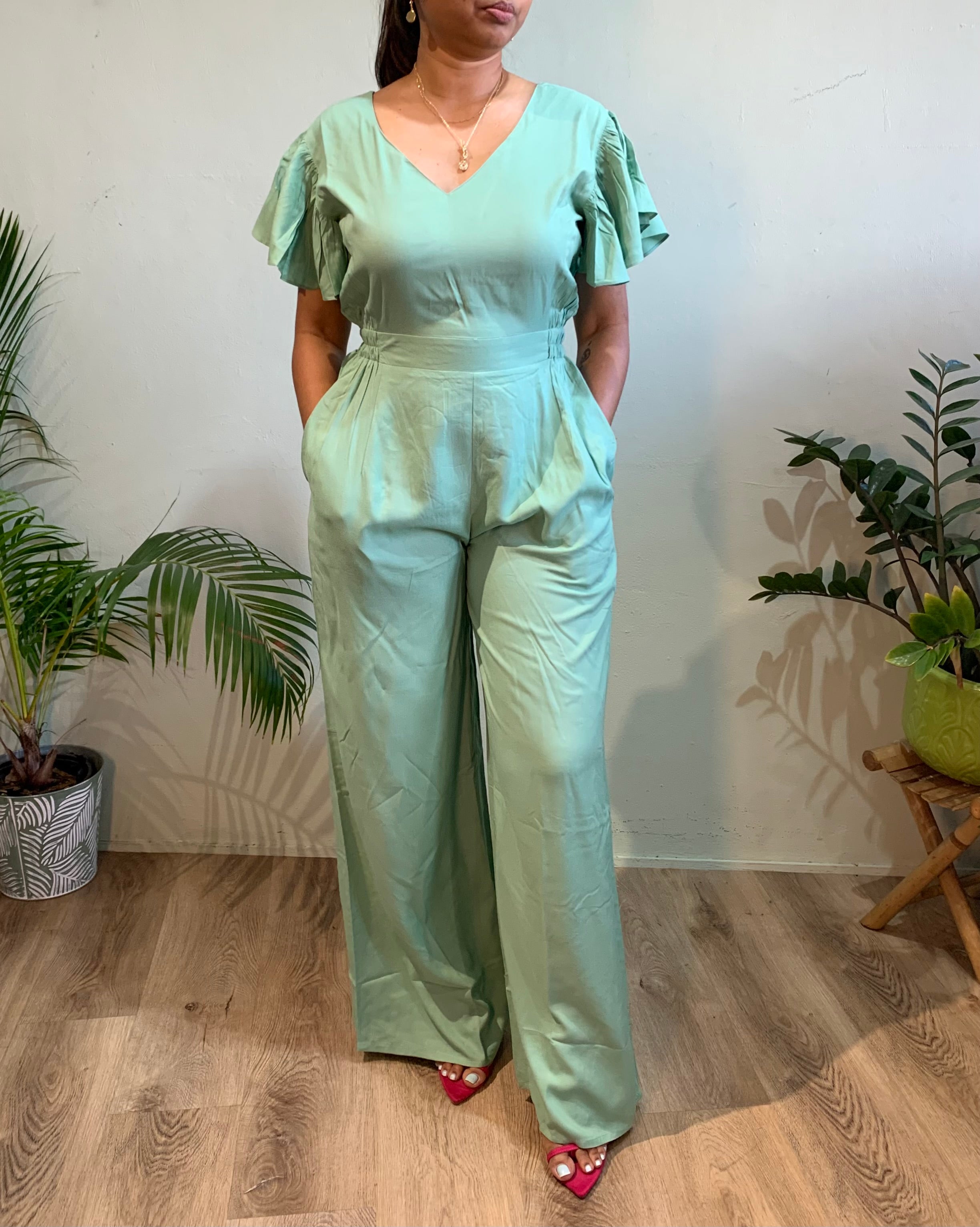 Lucia Plain Jumpsuit