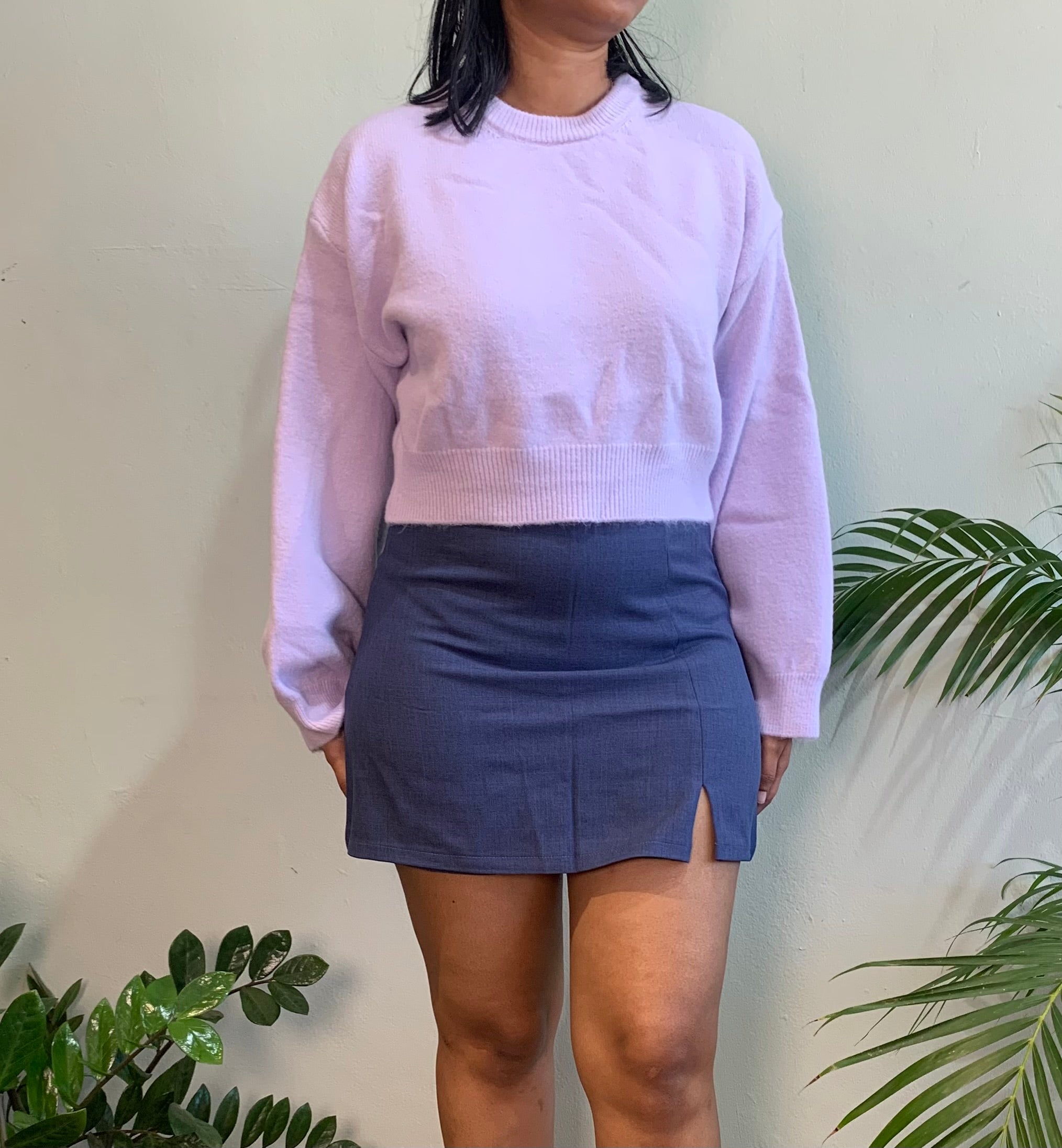 Cropped sweater