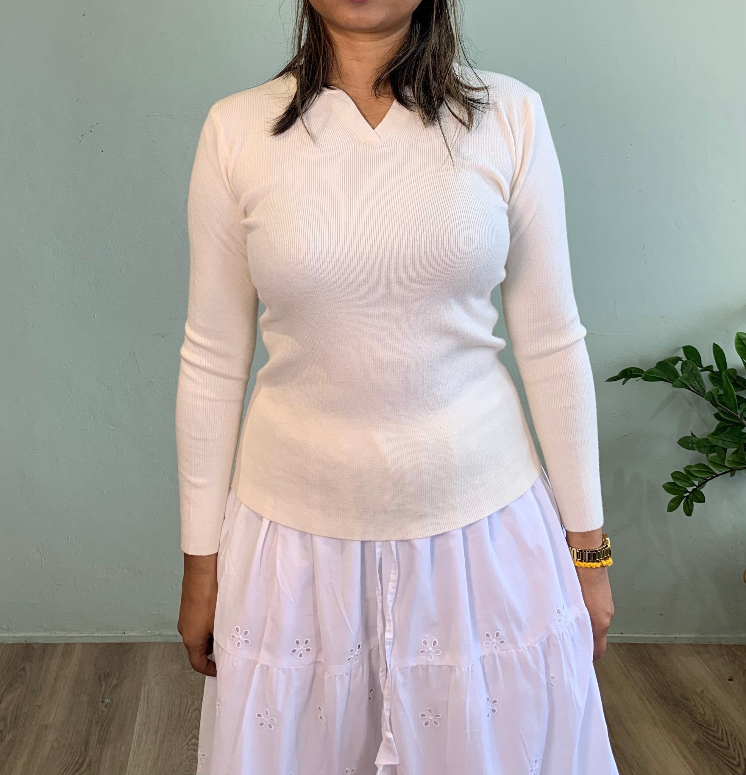 Long Sleeve Knitted blouse