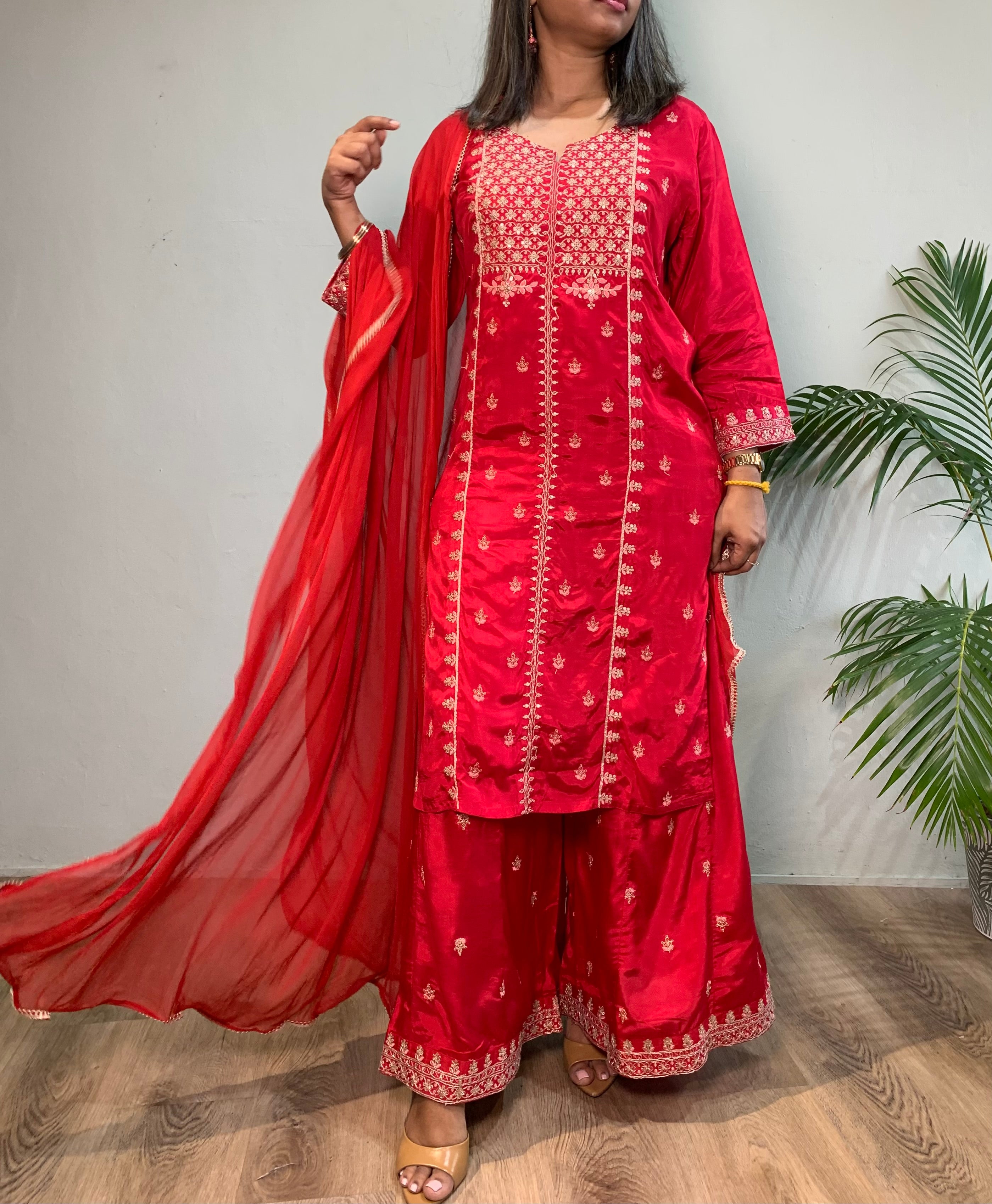 Vrushti Churidar set