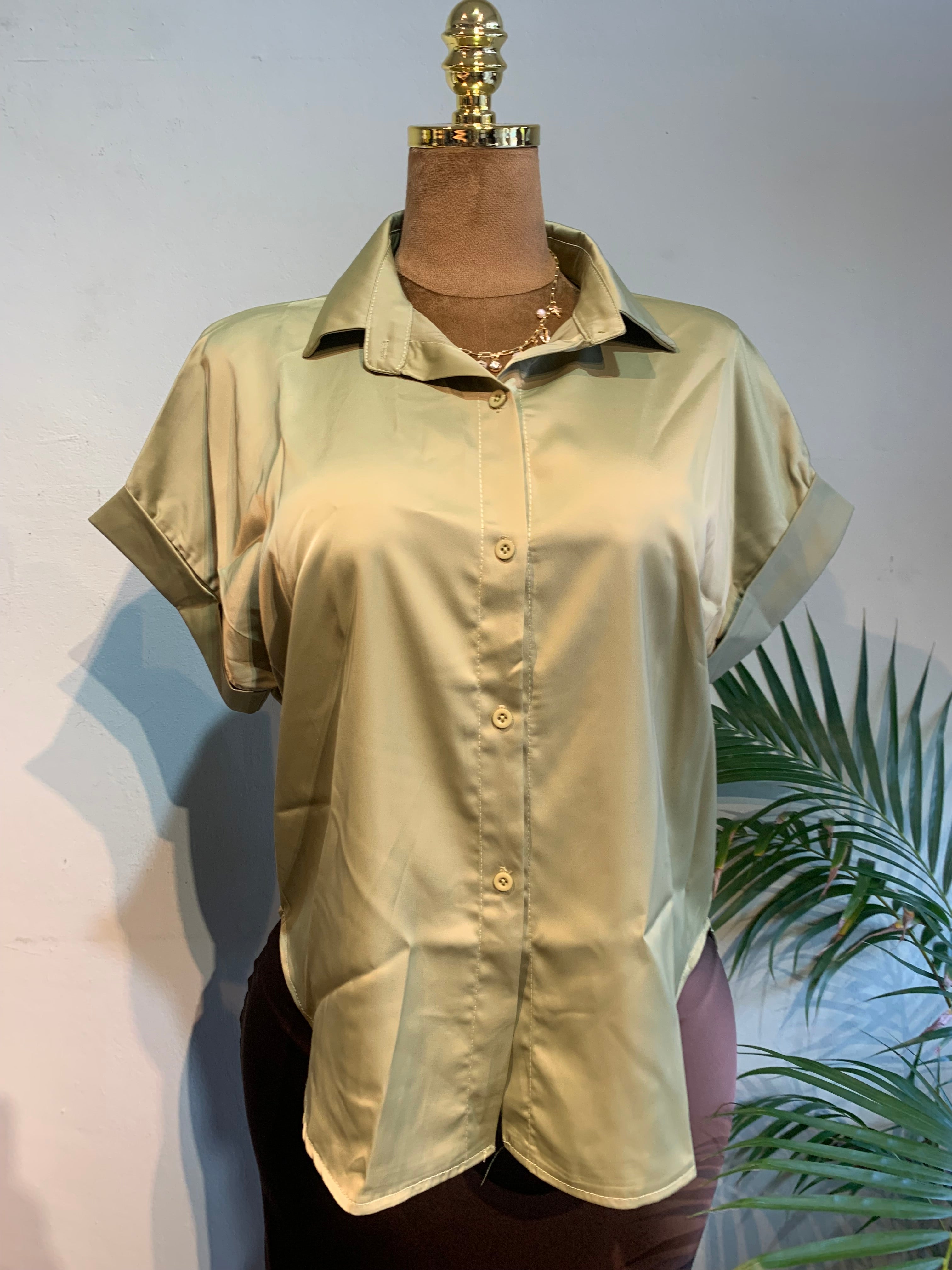 Sally satin blouse