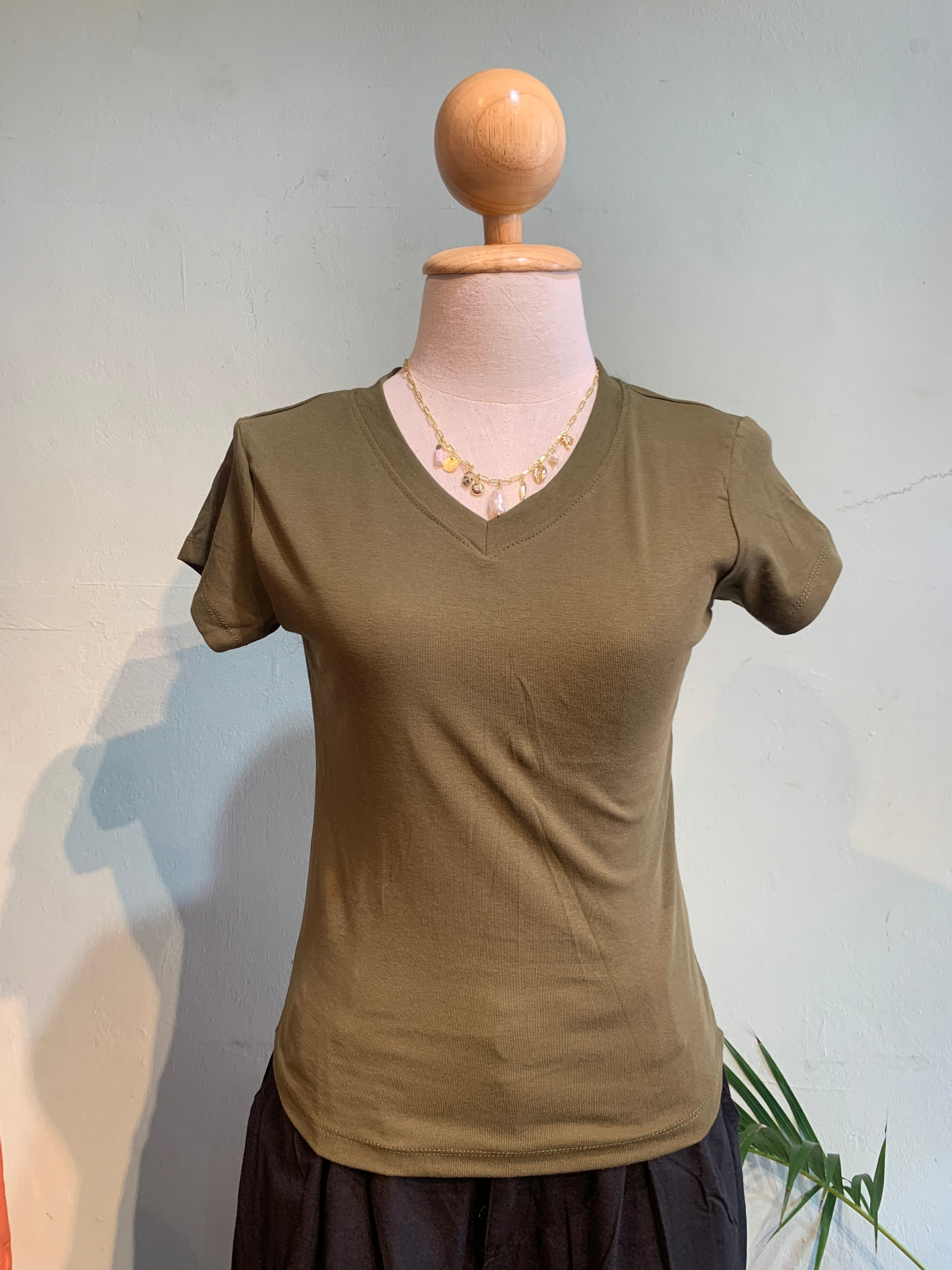Vneck Basic Top