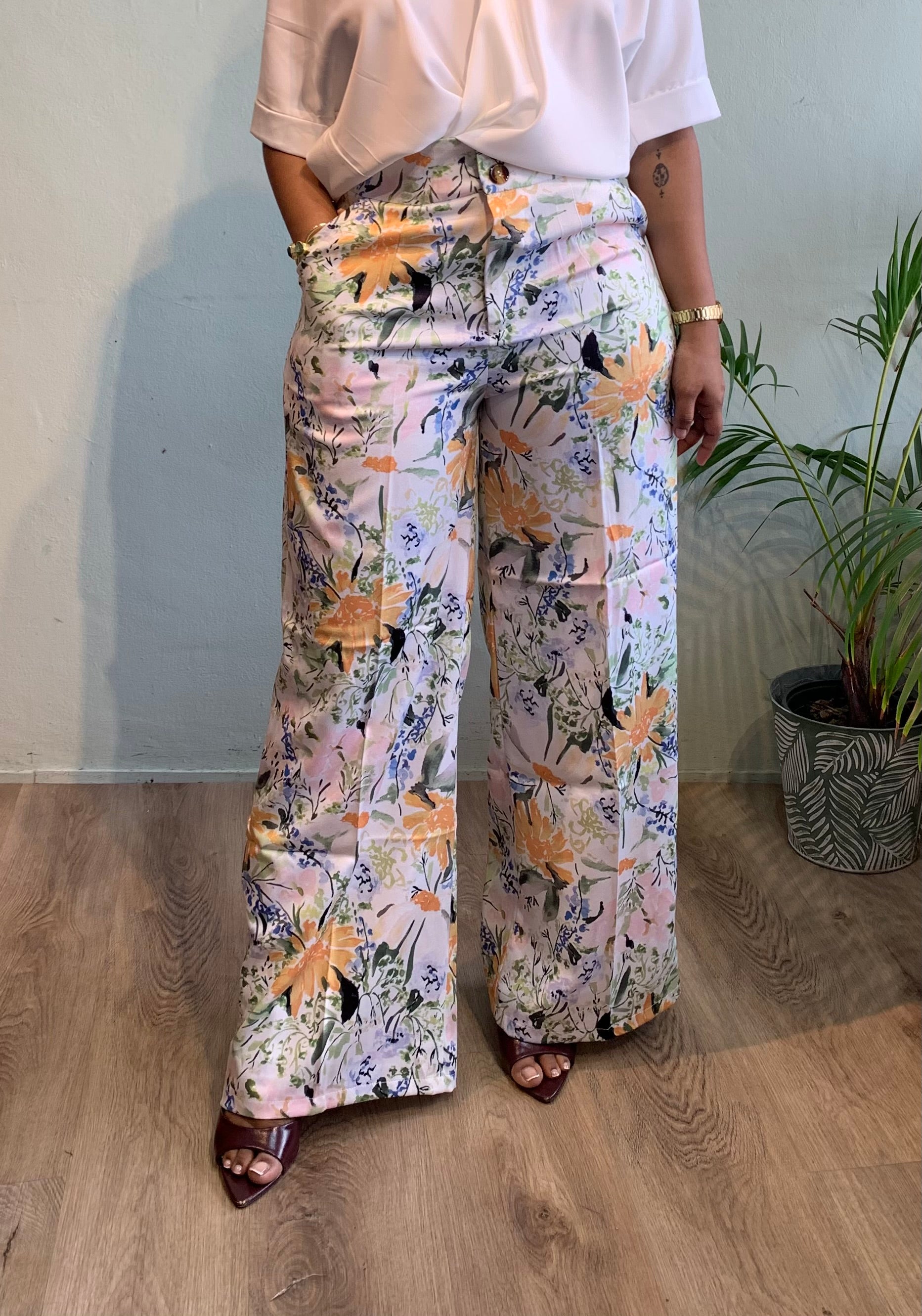 Printed pants