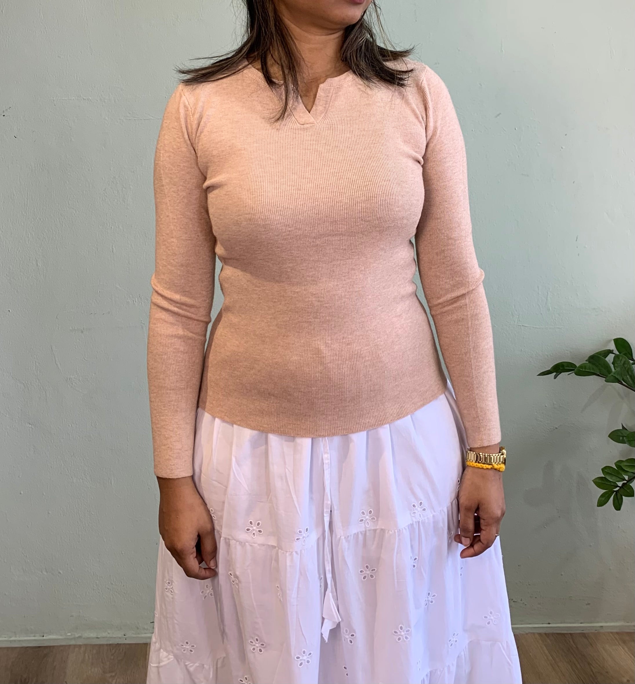 Long Sleeve Knitted blouse