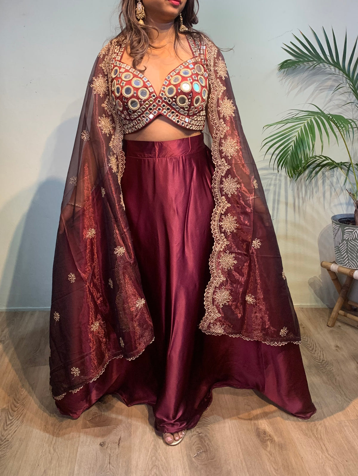 Tisha satin set