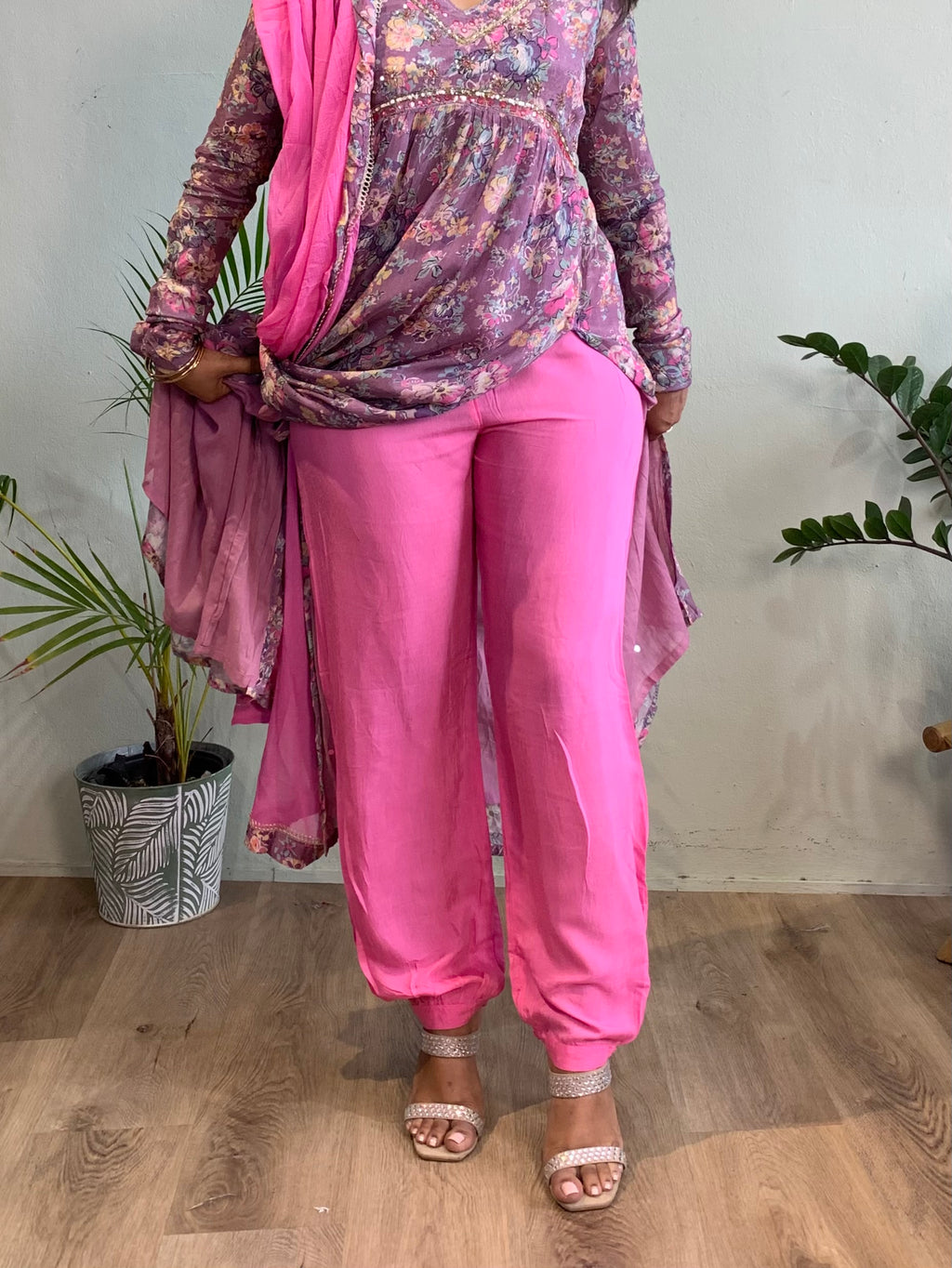 Shreya Churidar set - Chinon Silk