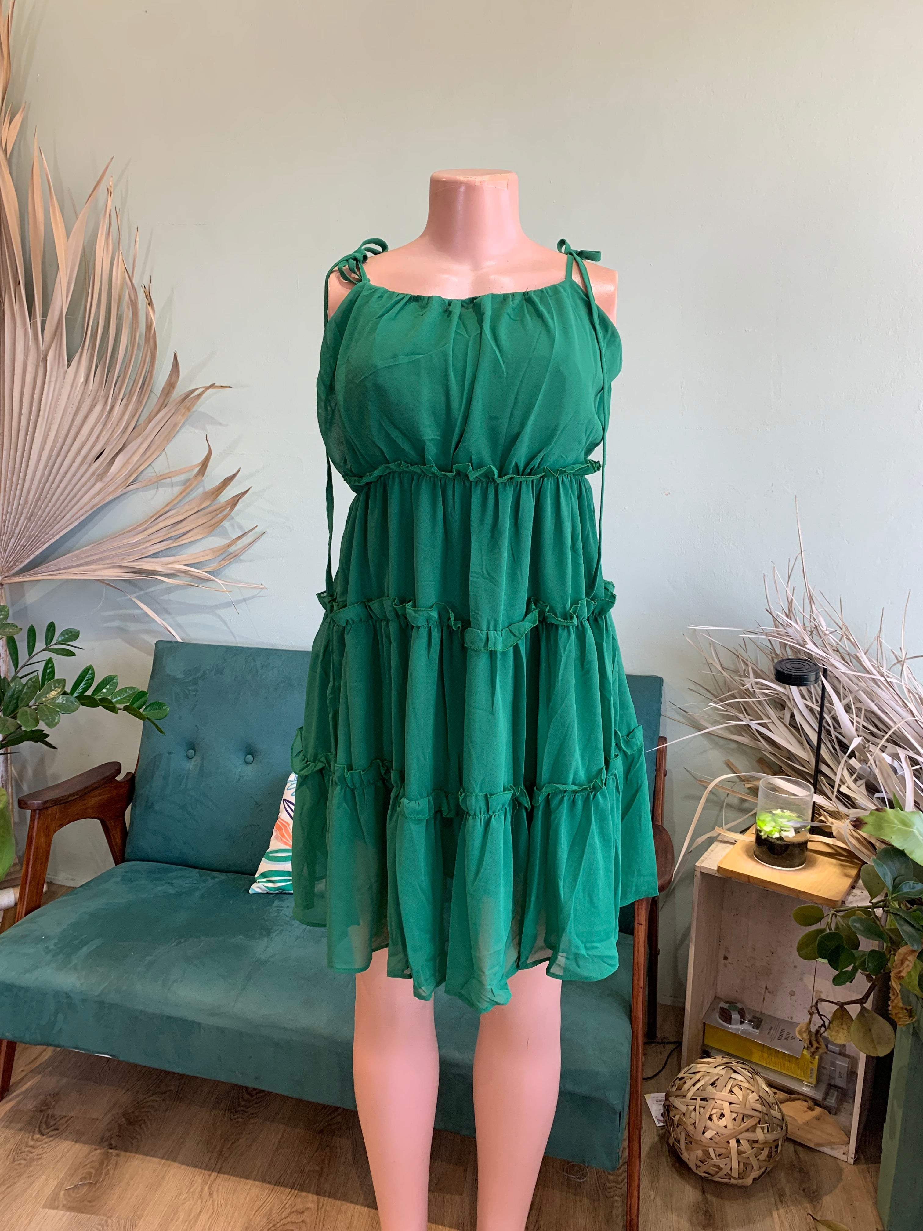 Chiffon mini dress