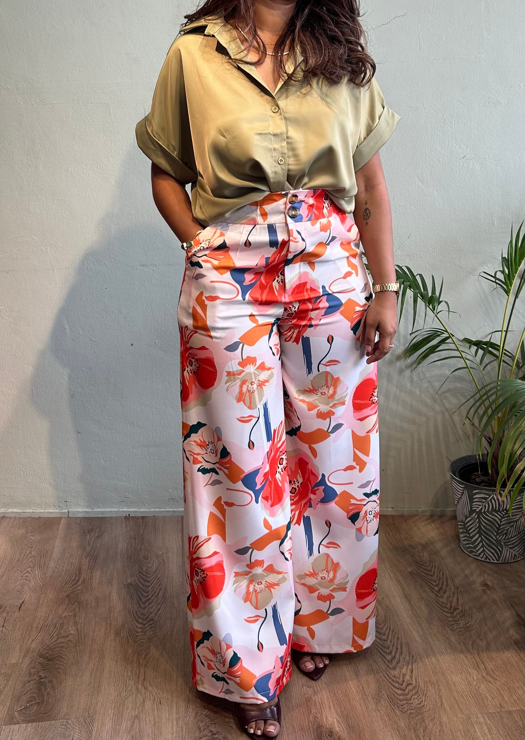 Printed pants