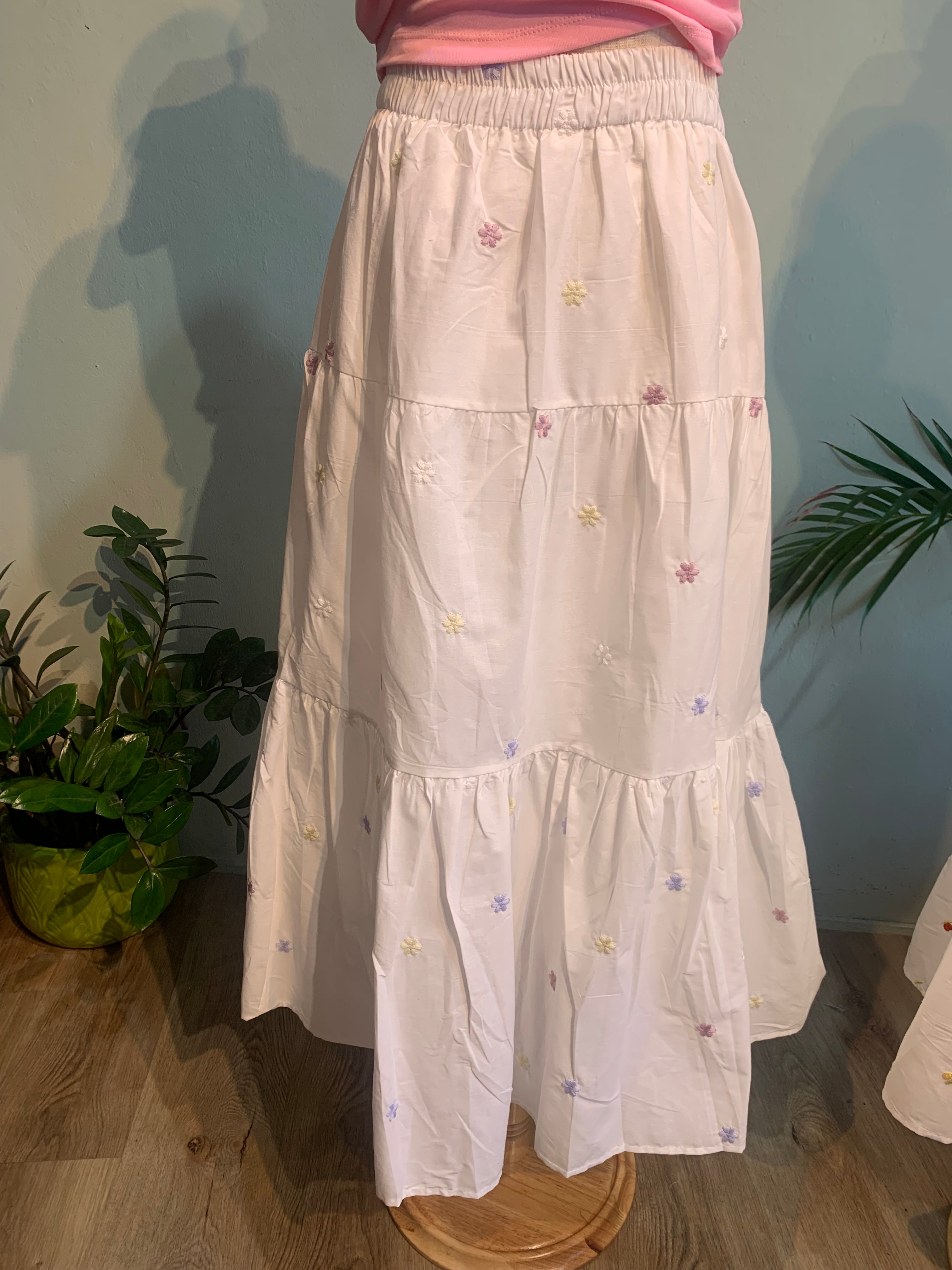 Kleo embroidered skirt