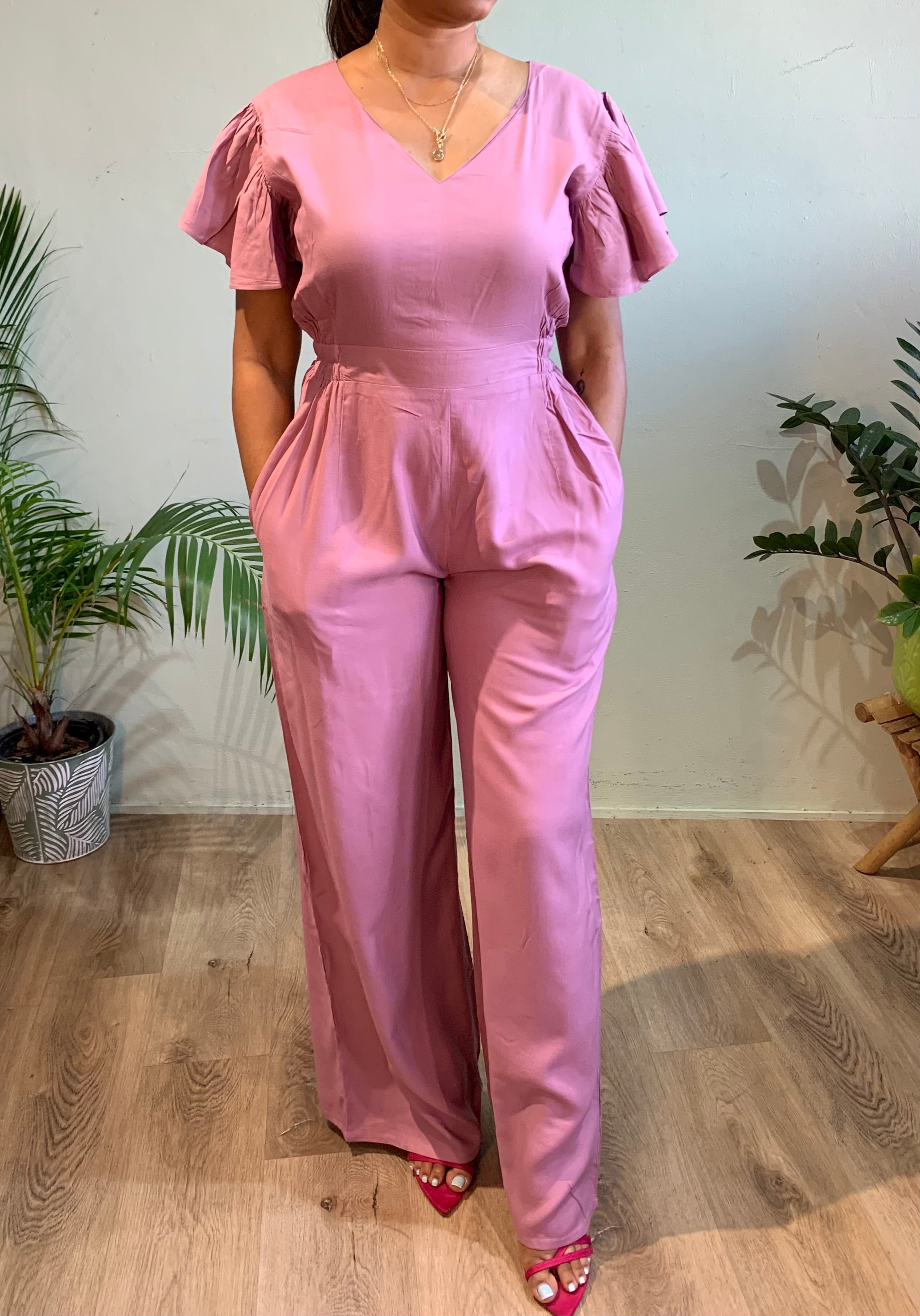 Lucia Plain Jumpsuit