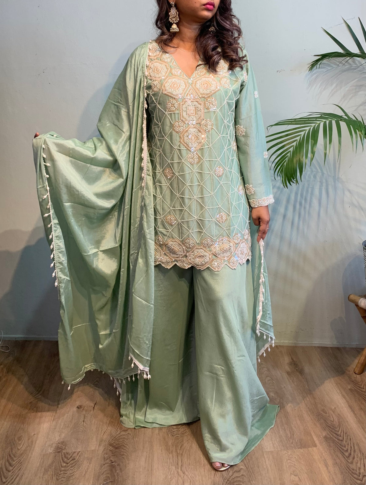Tanushri beaded set