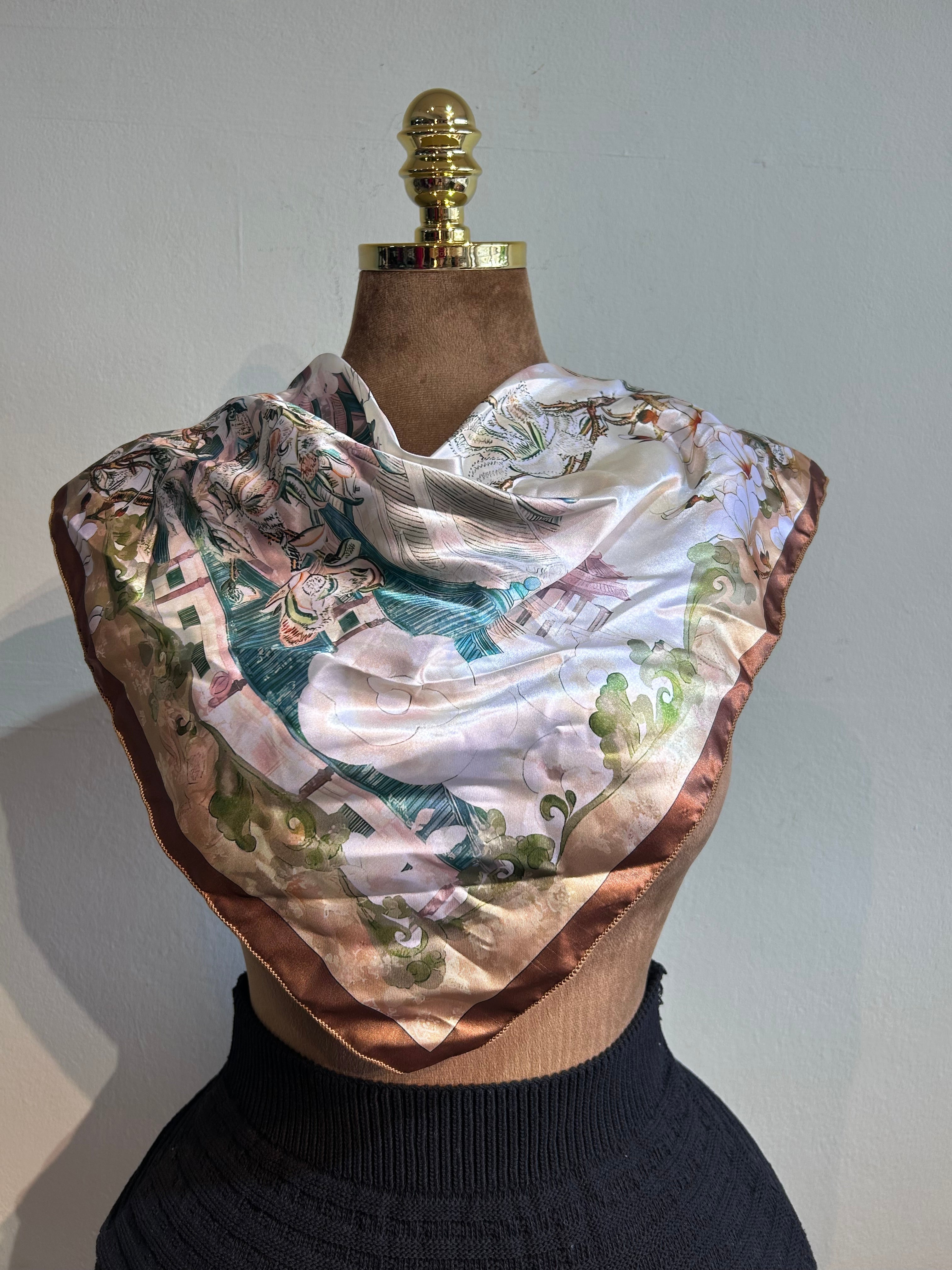 Satin scarves
