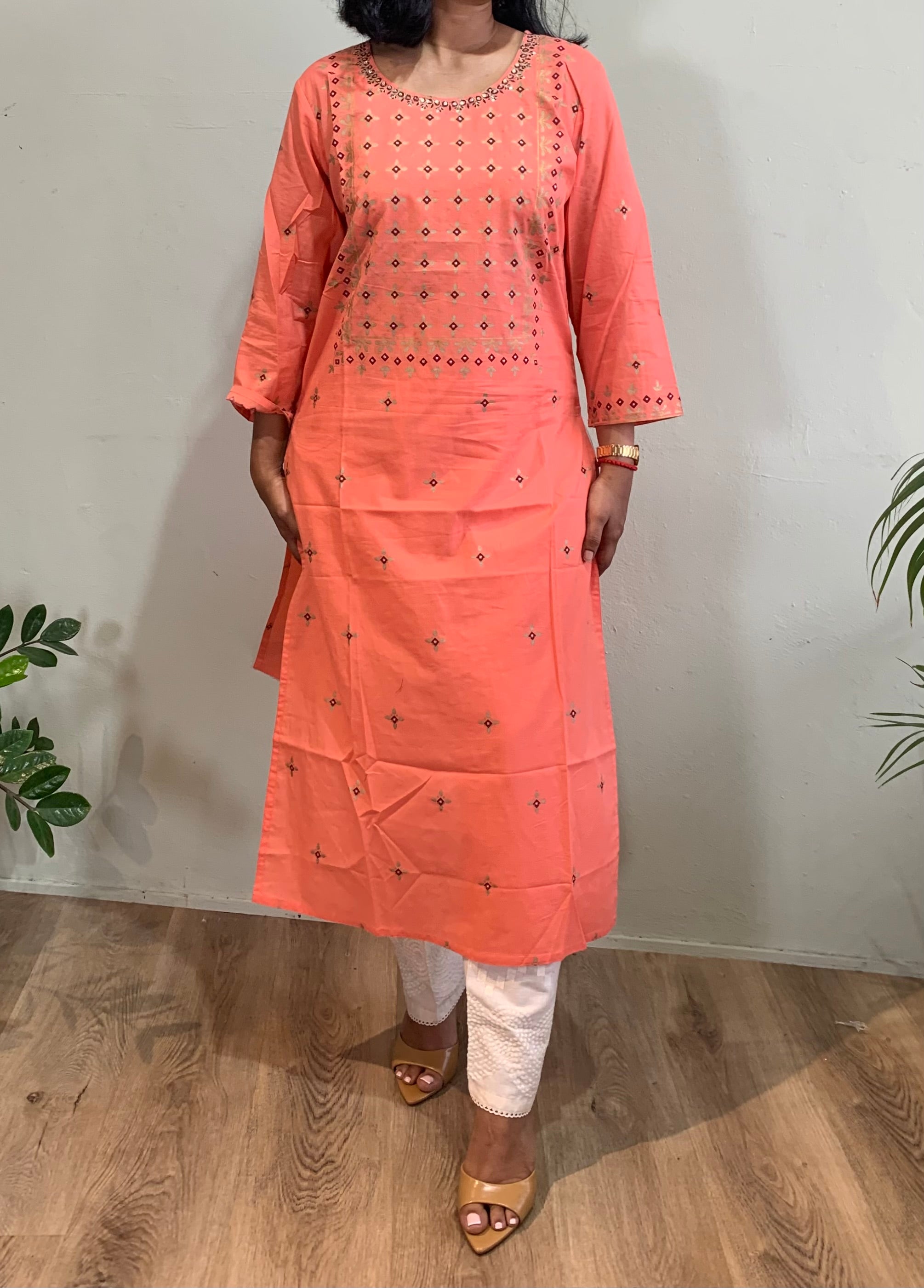 Cotton straight Kurti