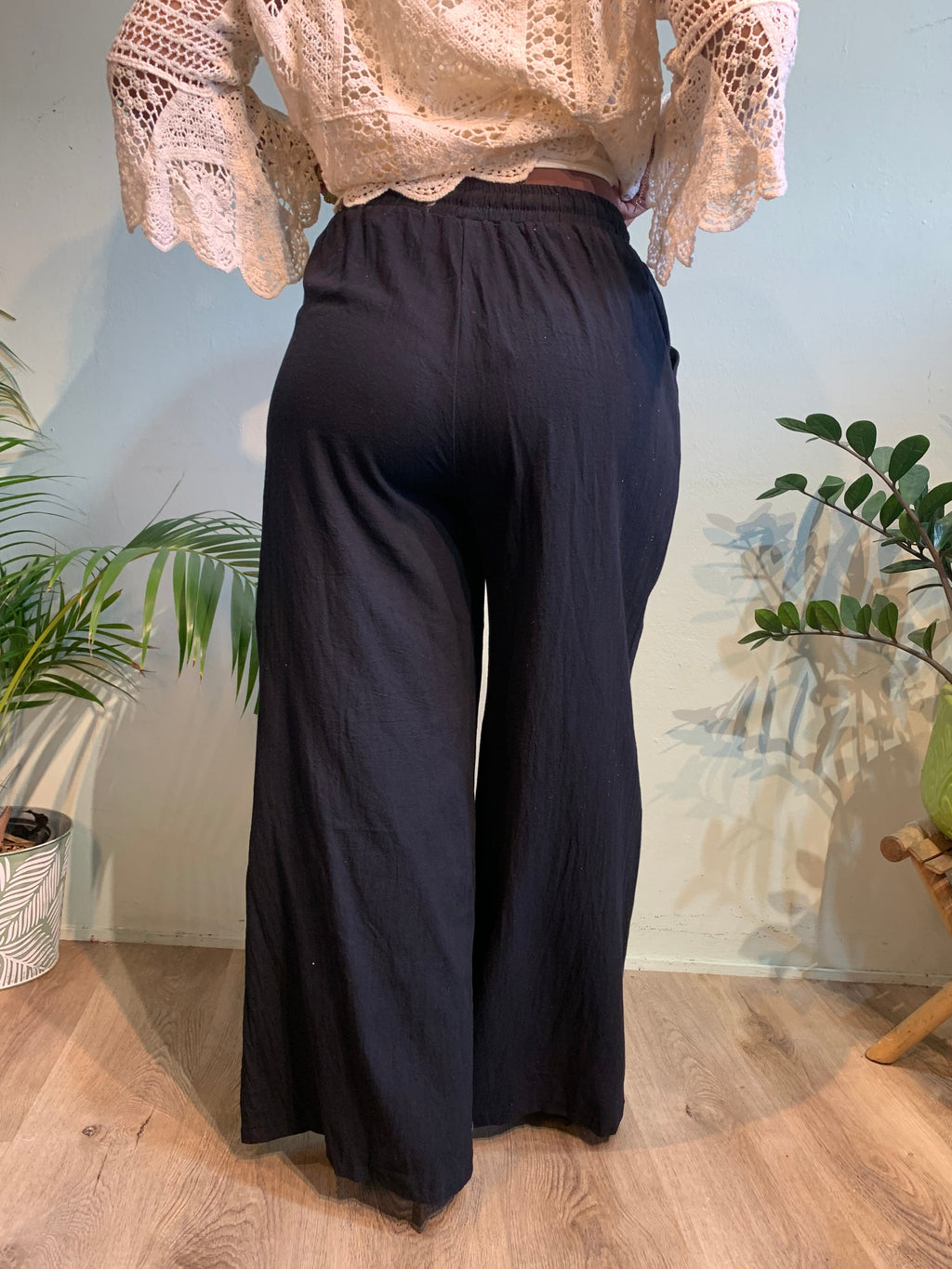 Wide leg effortless pants