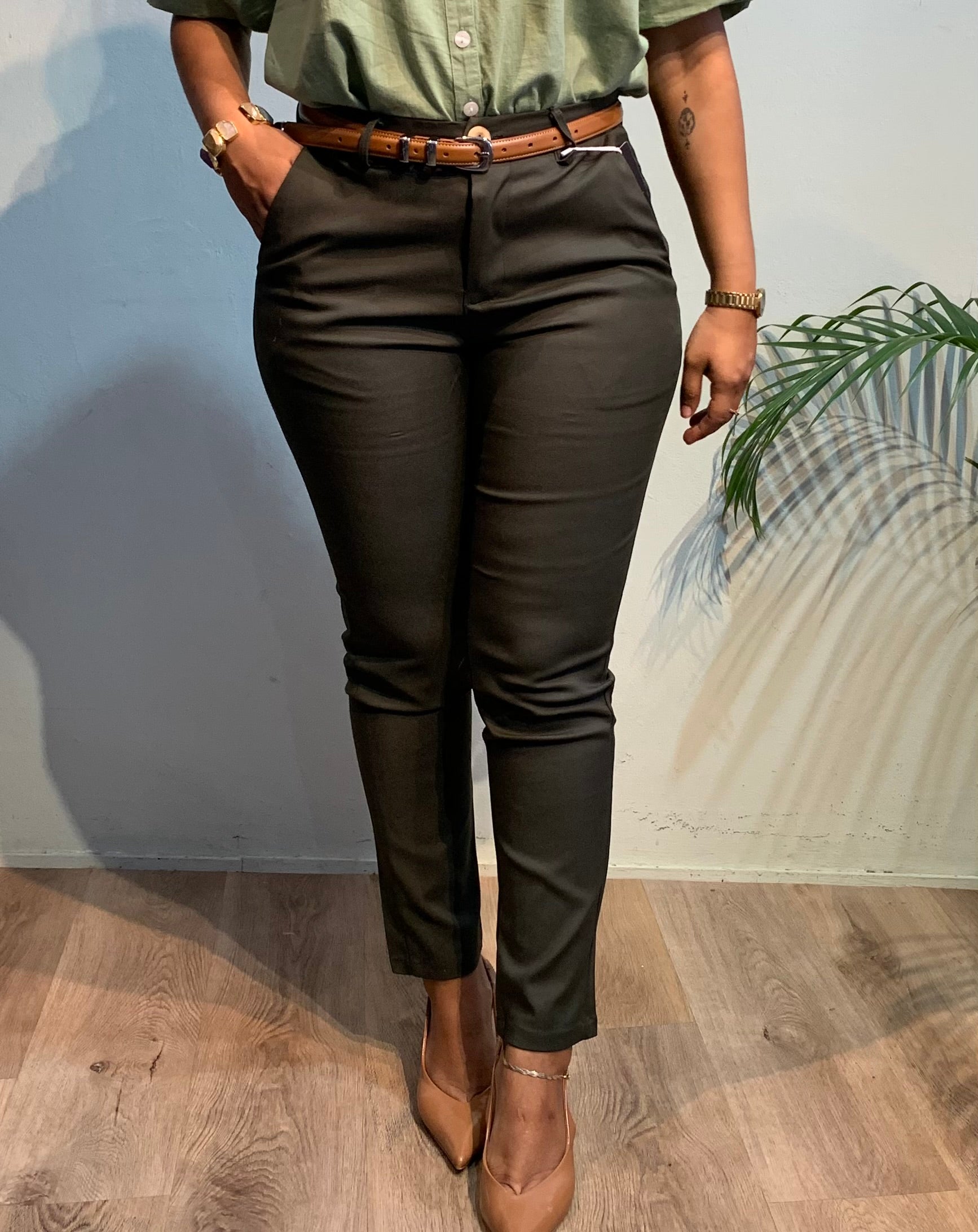 Slim formal pants