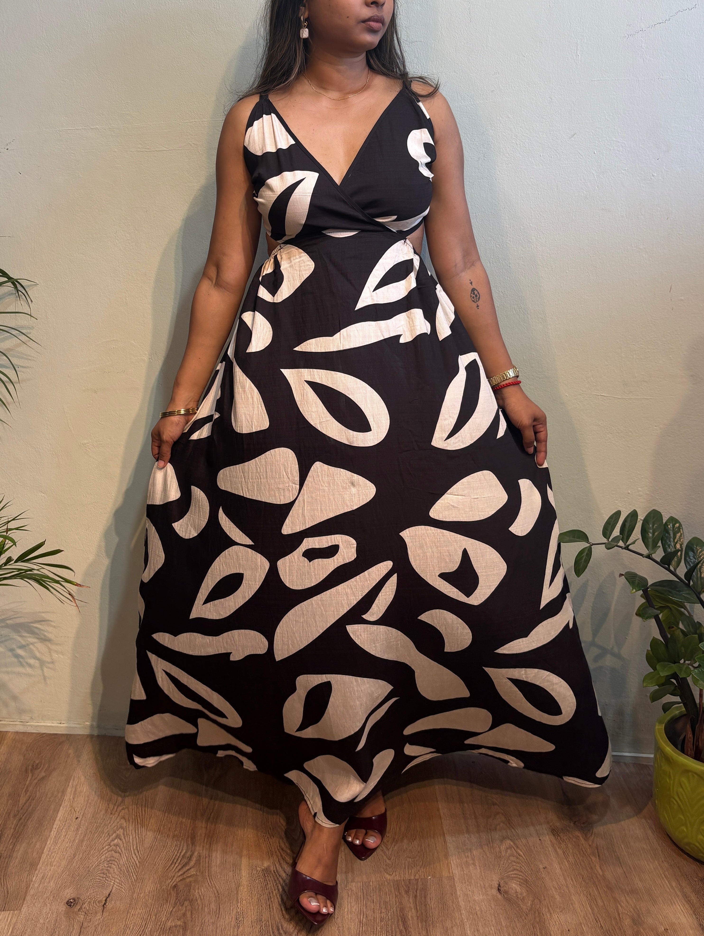 Chloe backless dress