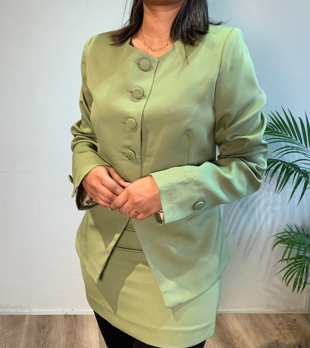 Tania Blazer Skirt Set