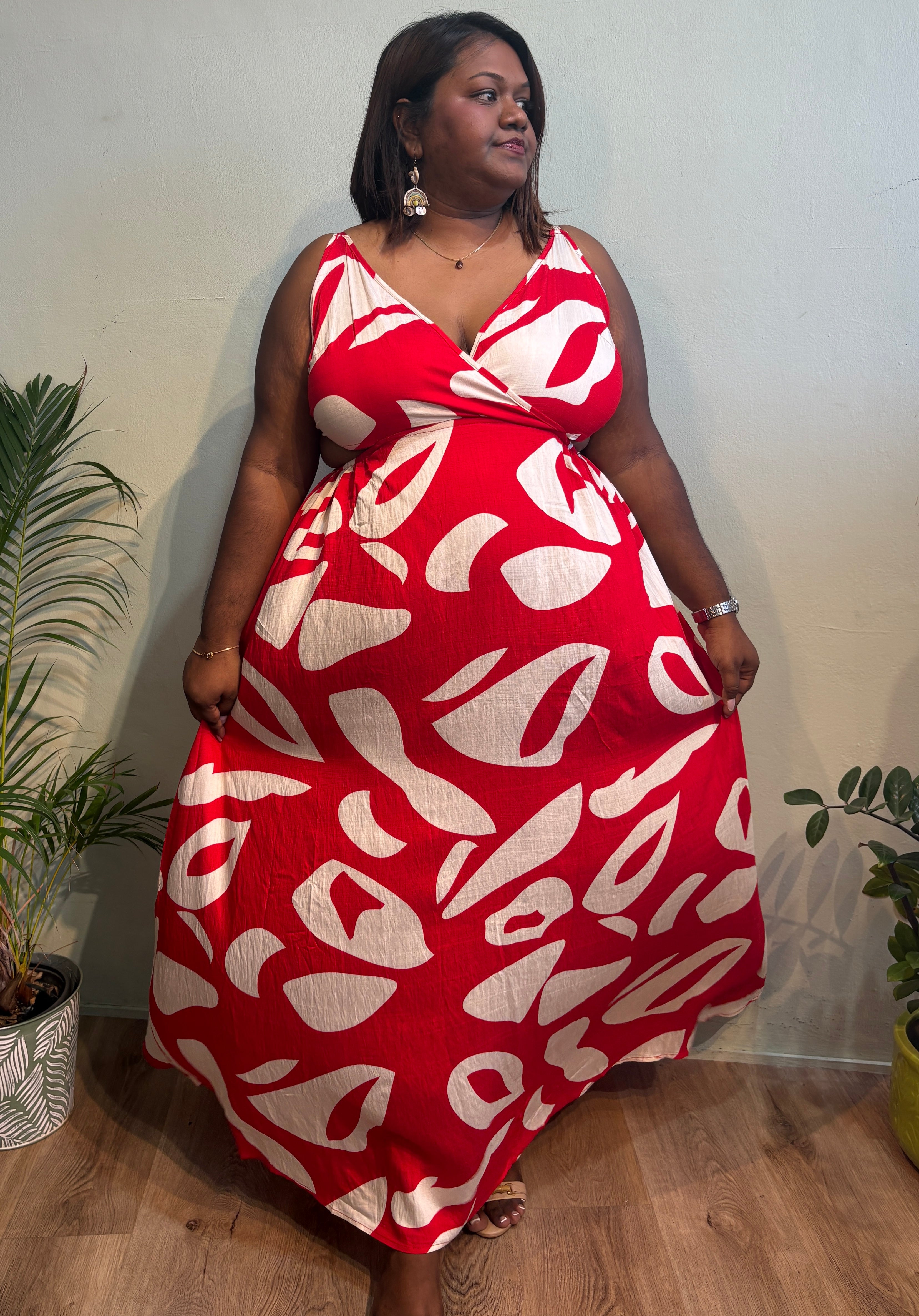 Chloe backless dress