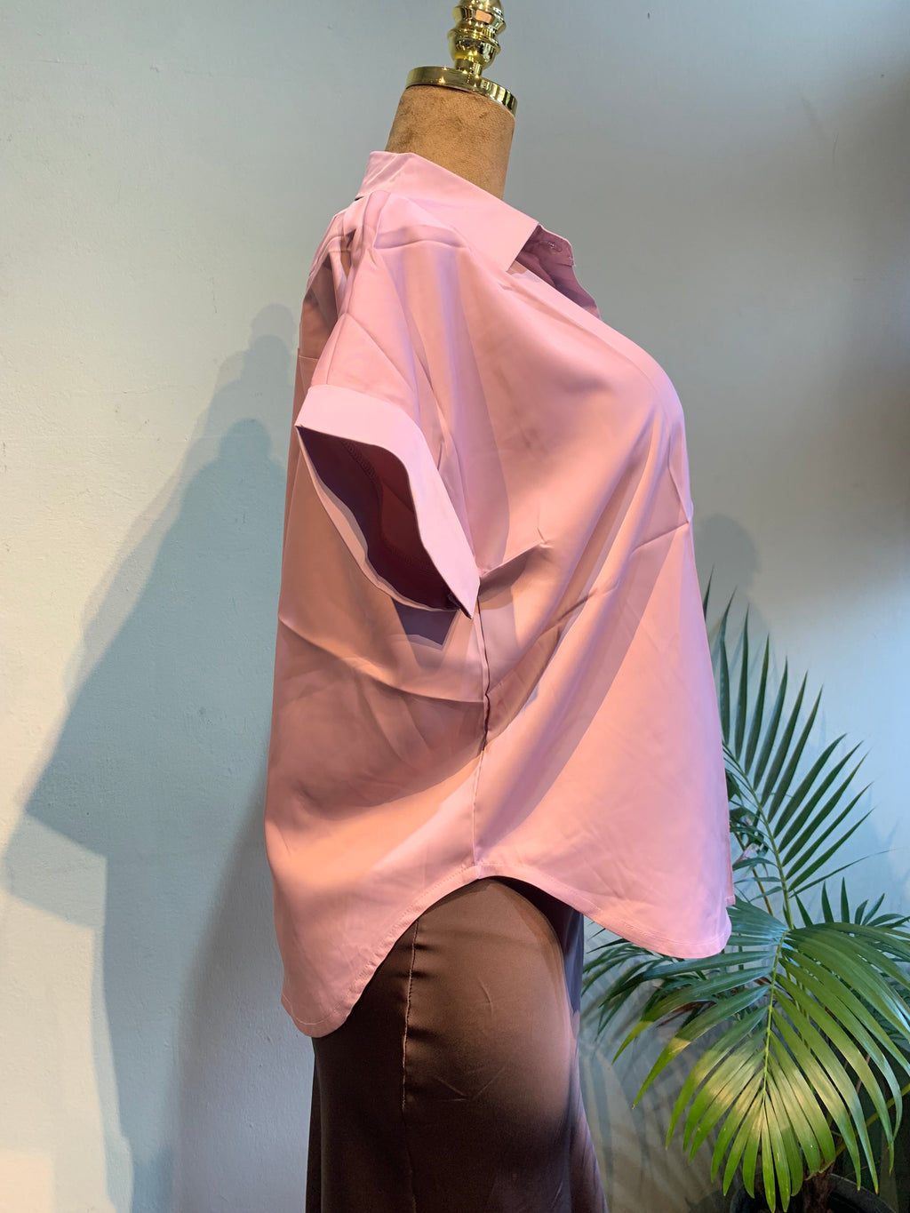 Sally satin blouse