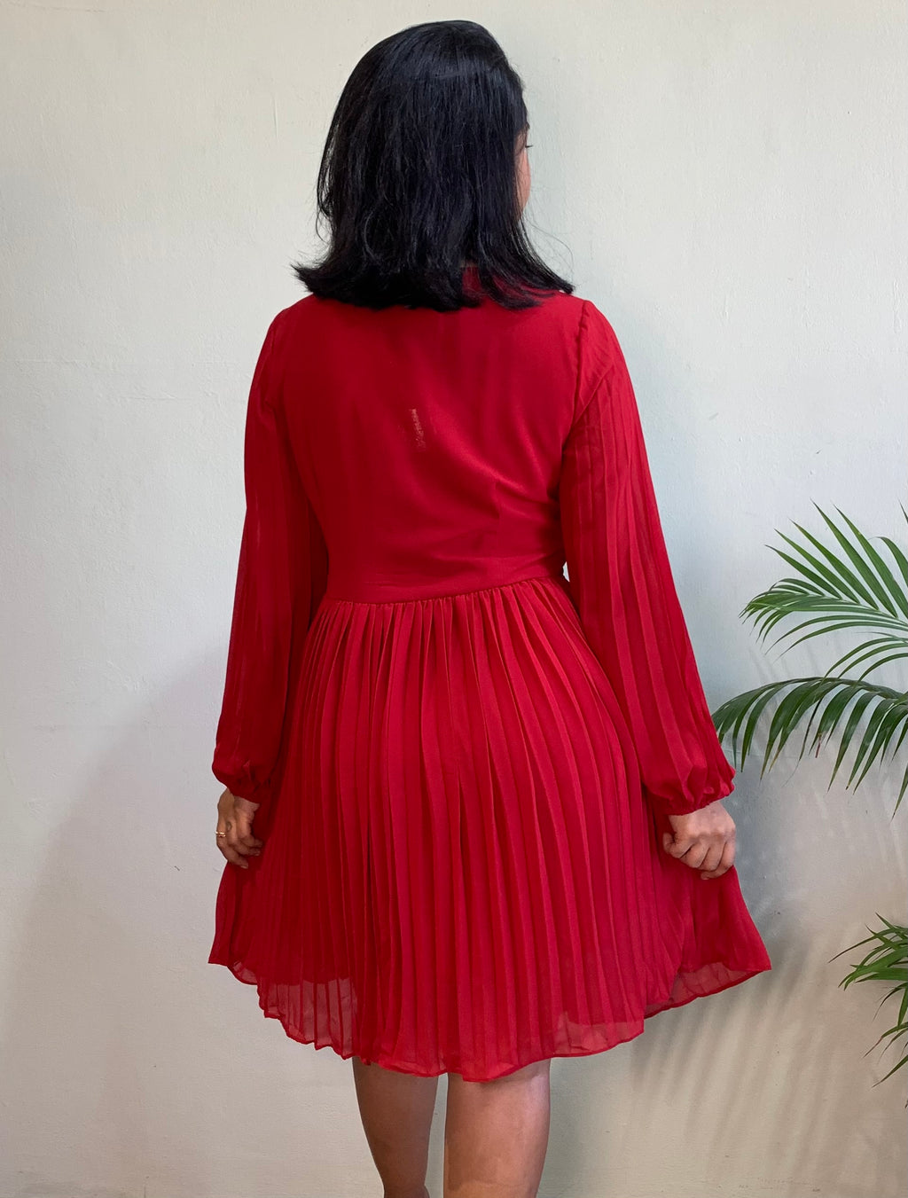 Tessa pleated dress
