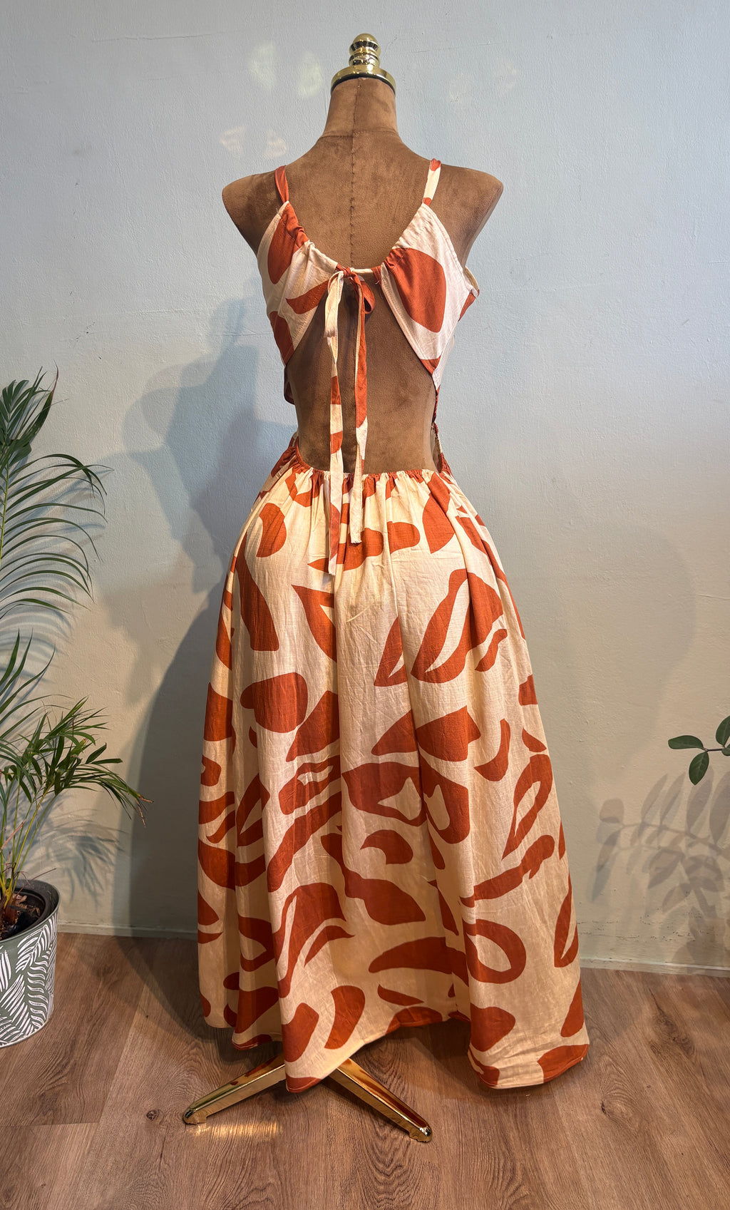 Chloe backless dress